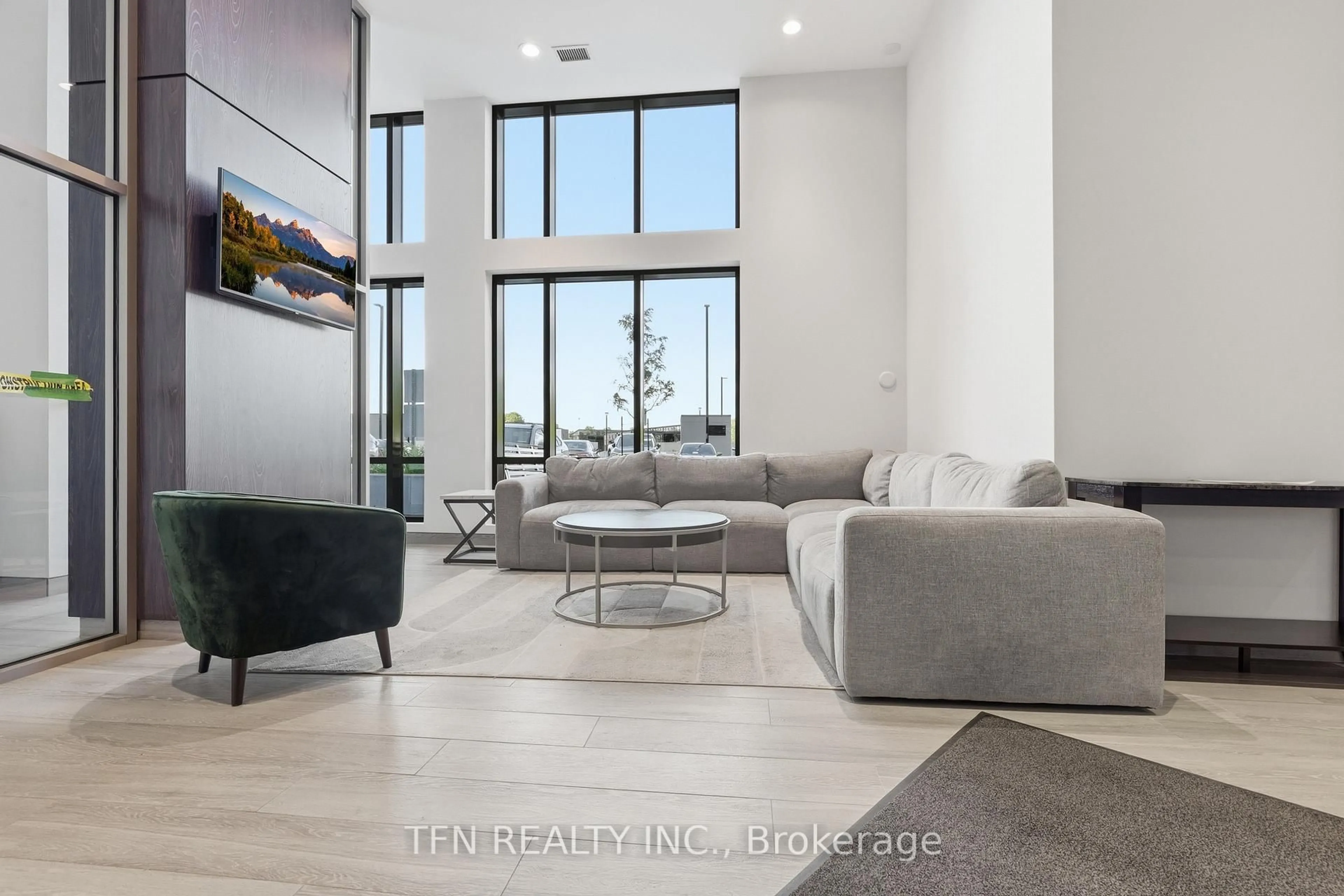 Living room with furniture, unknown for 8010 Derry Rd #1306, Milton Ontario L9T 3L3