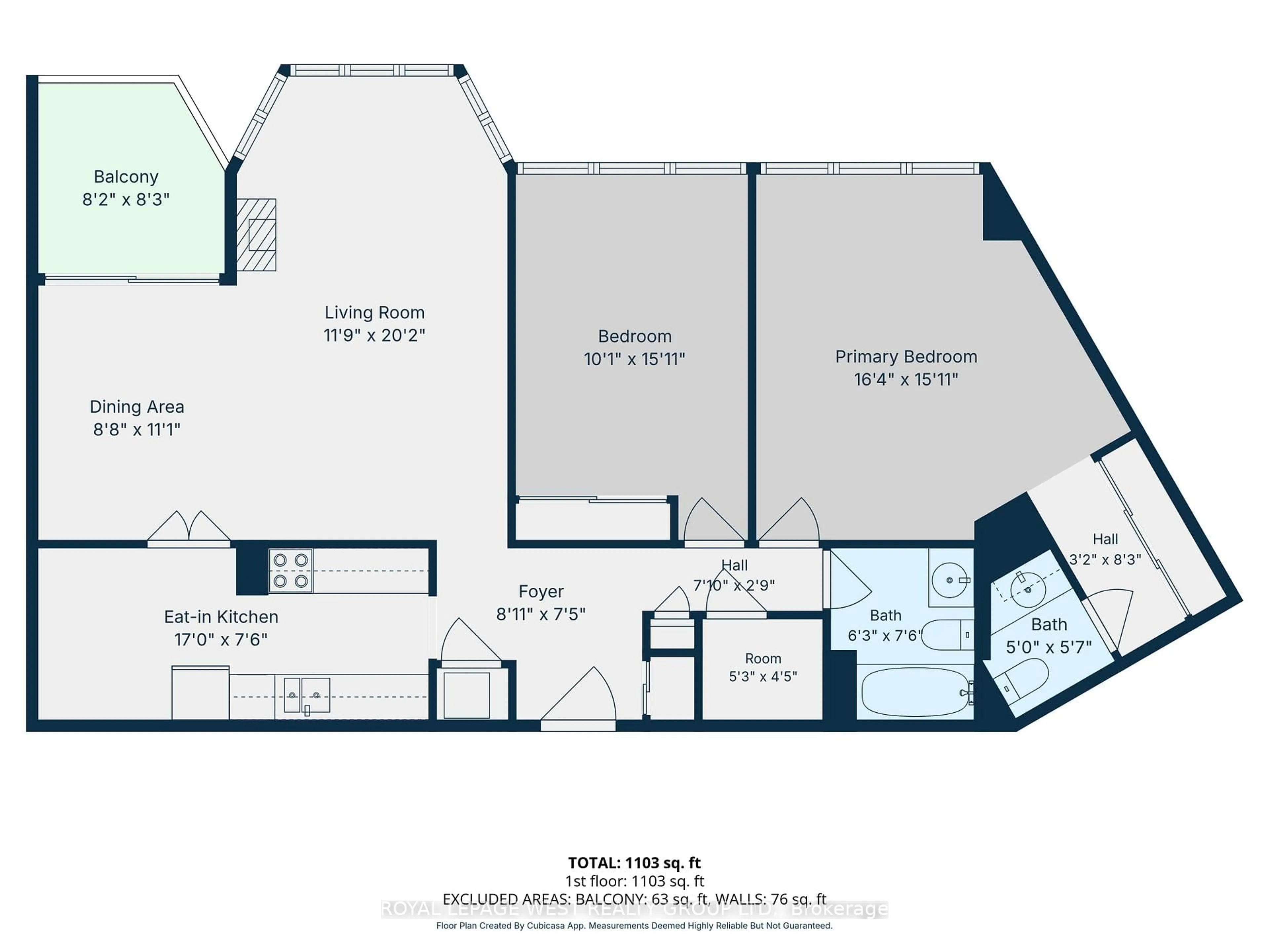 Floor plan for 1333 Bloor St #1014, Mississauga Ontario L4Y 3T6