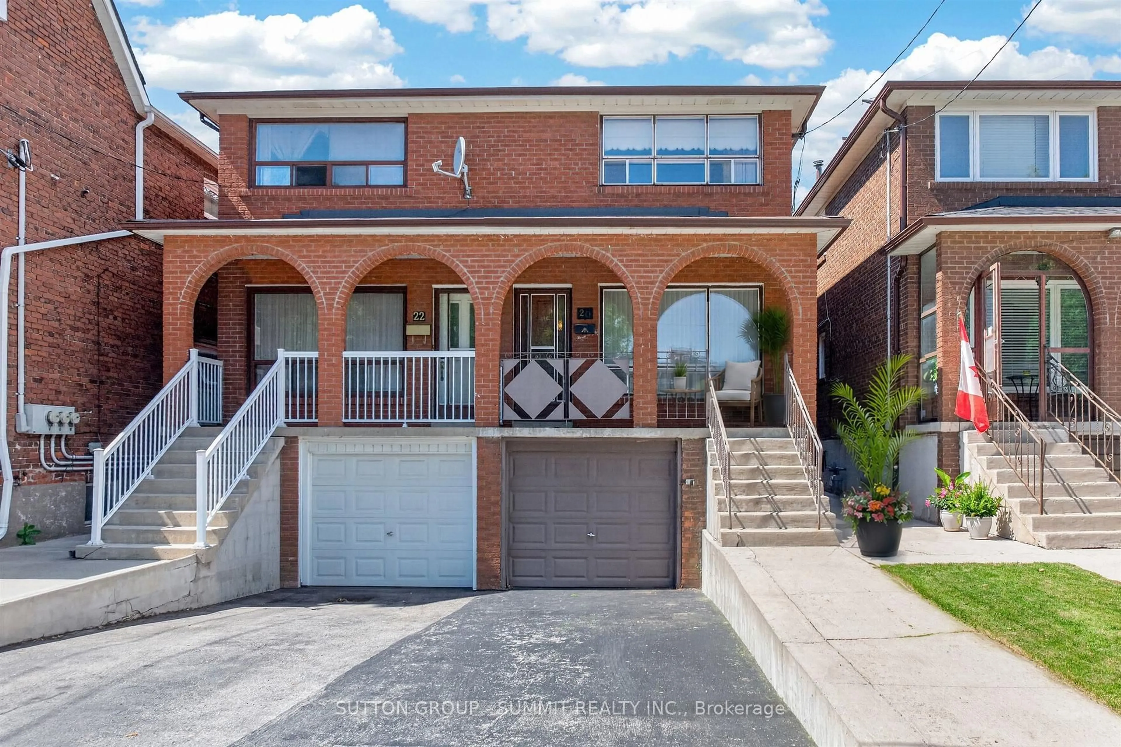Home with brick exterior material, street for 20 RUTLAND St, Toronto Ontario M6N 1G1