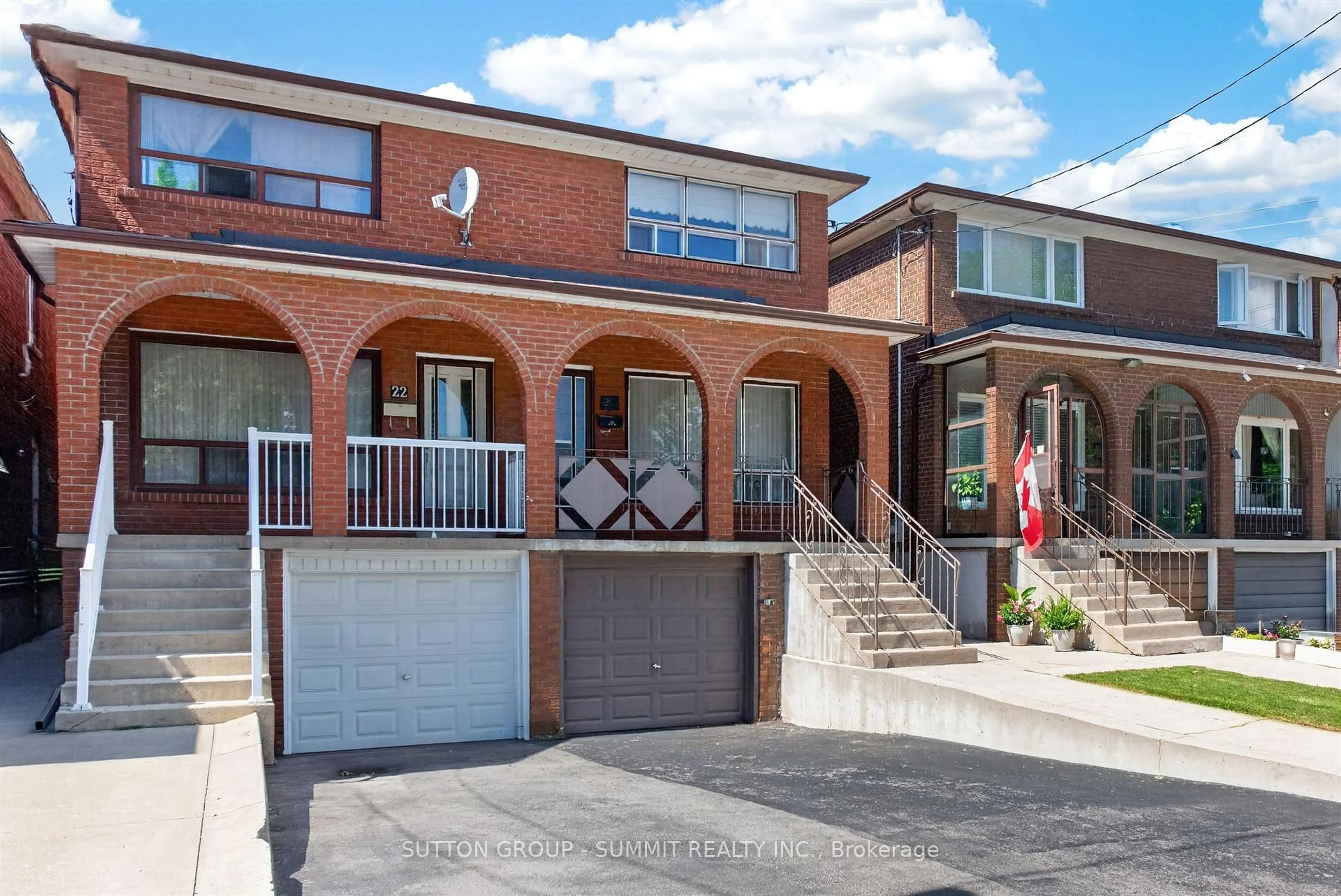 Home with brick exterior material, street for 20 RUTLAND St, Toronto Ontario M6N 1G1