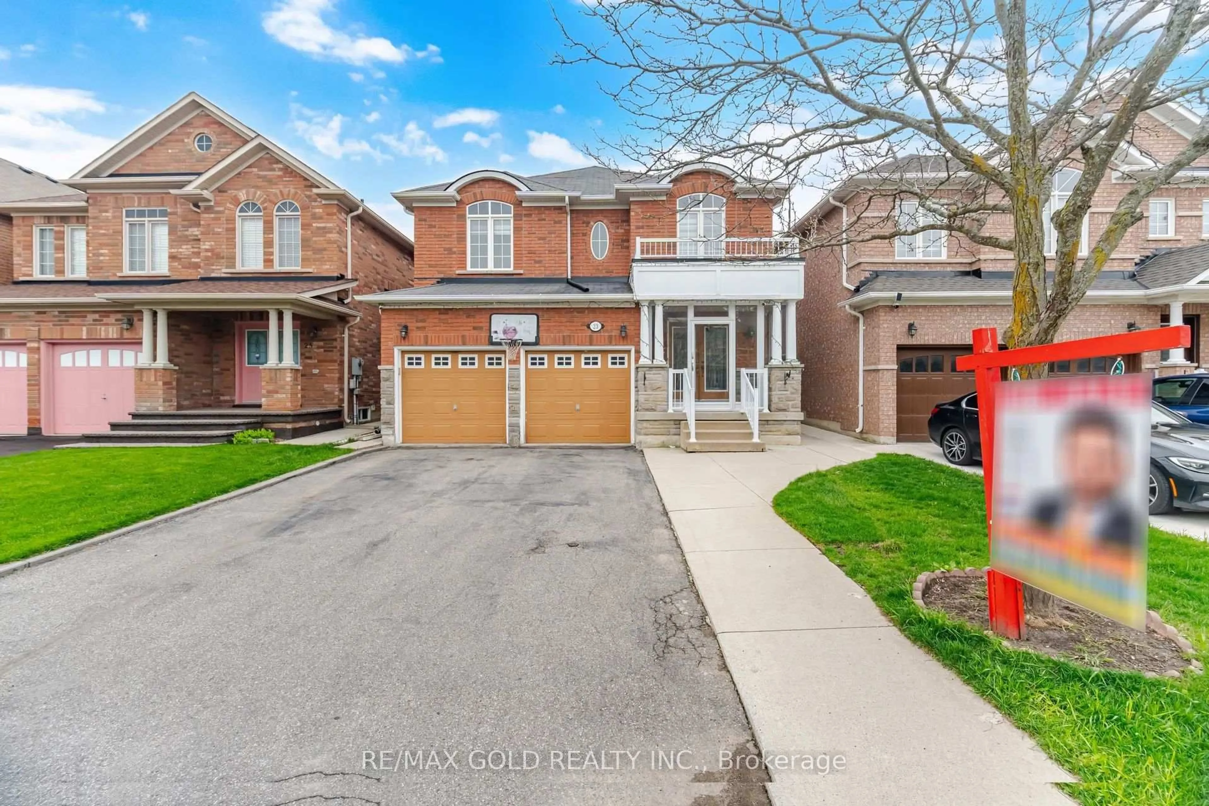 Home with brick exterior material, street for 23 Millsborough Rd, Brampton Ontario L6P 2A1