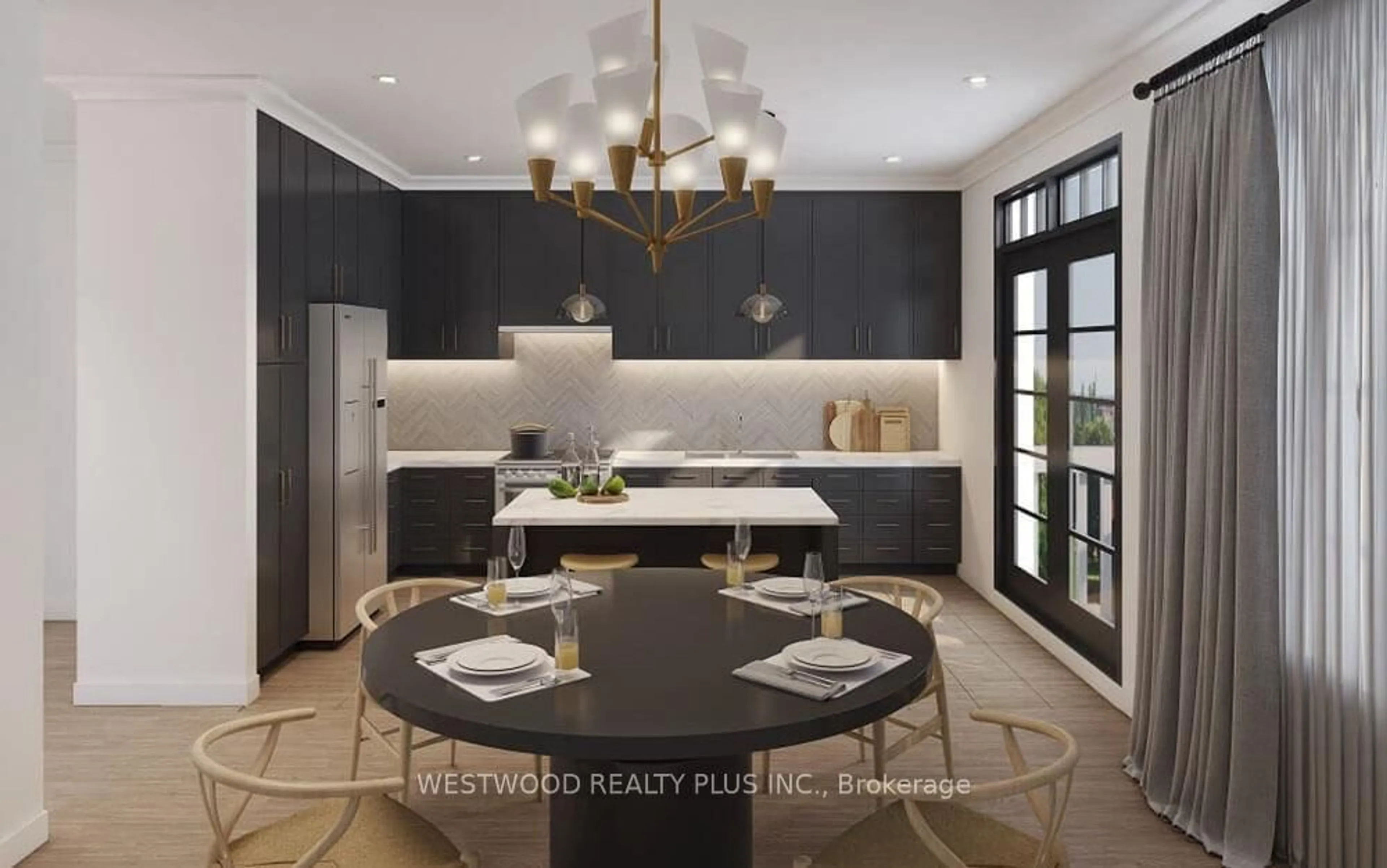 Contemporary kitchen, ceramic/tile floor for 5272 HEEKS Common, Burlington Ontario L7L 7B6
