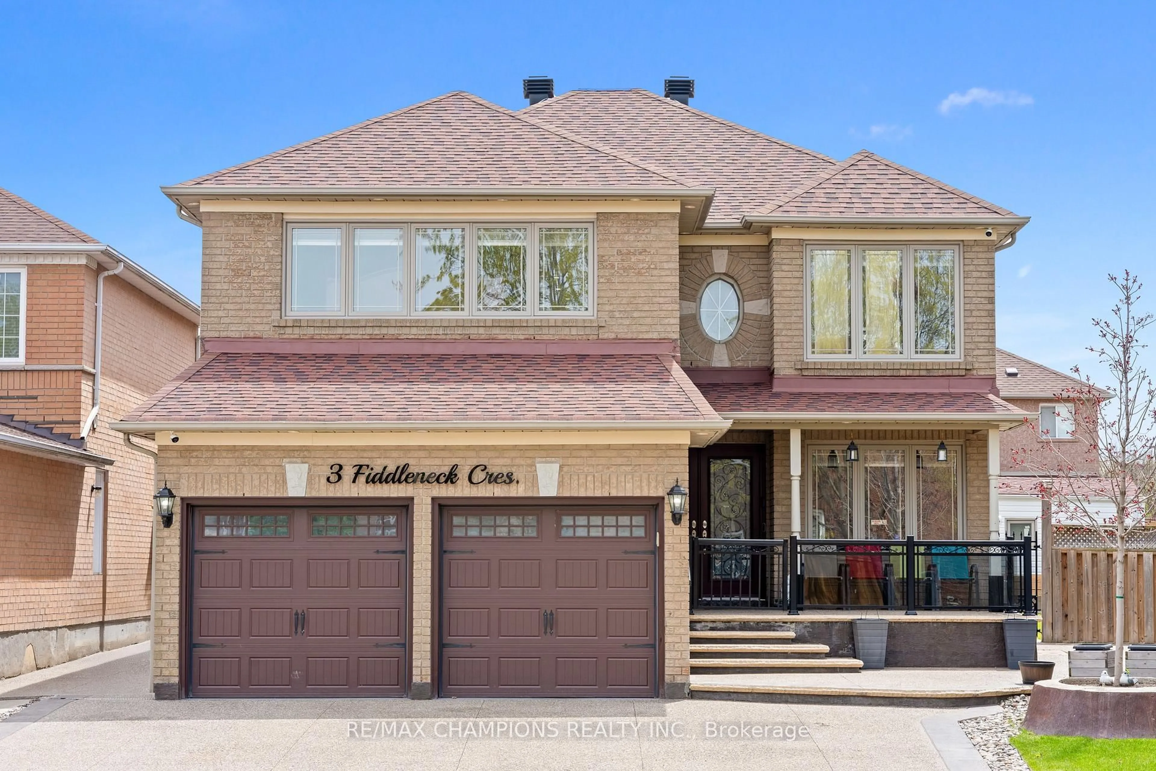 Home with brick exterior material, street for 3 Fiddleneck Cres, Brampton Ontario L6R 1R2