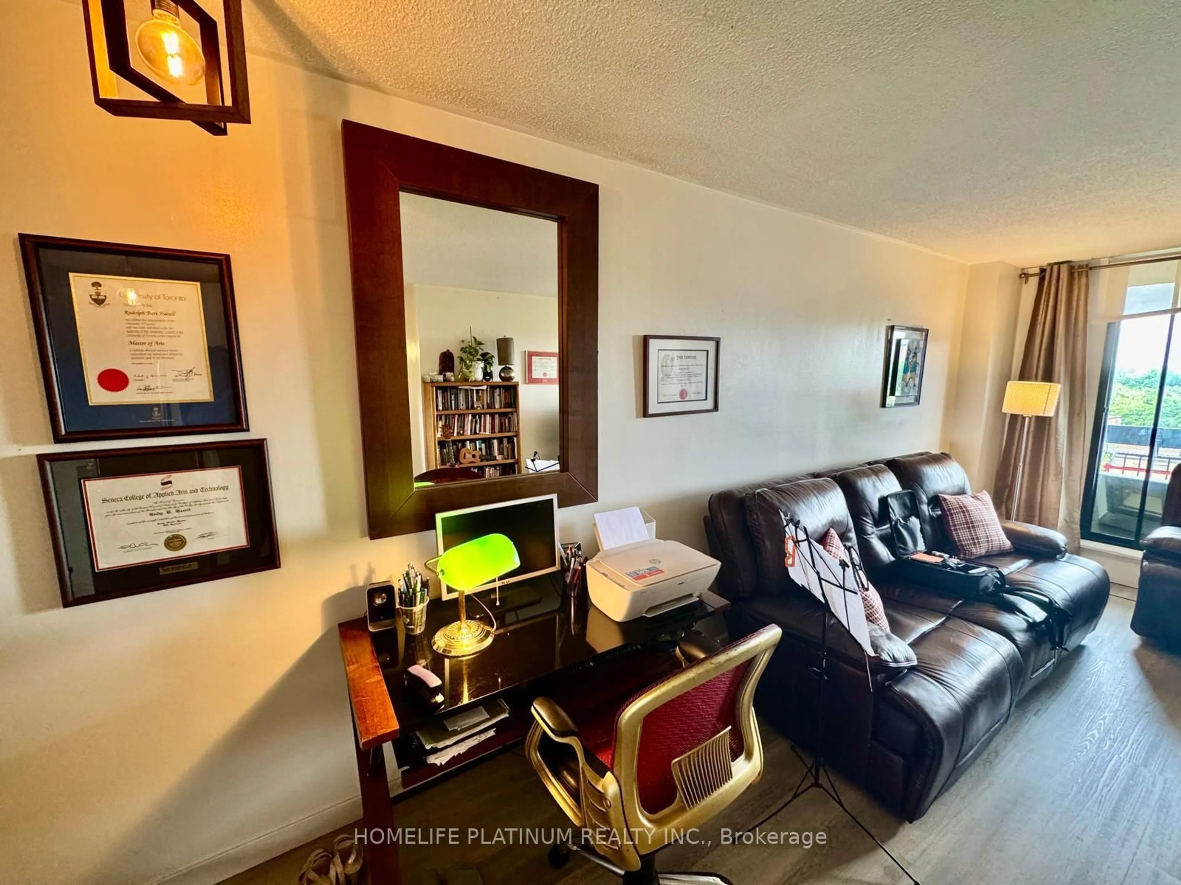 Living room with furniture, unknown for 4645 Jane St #720, Toronto Ontario M3N 2K9