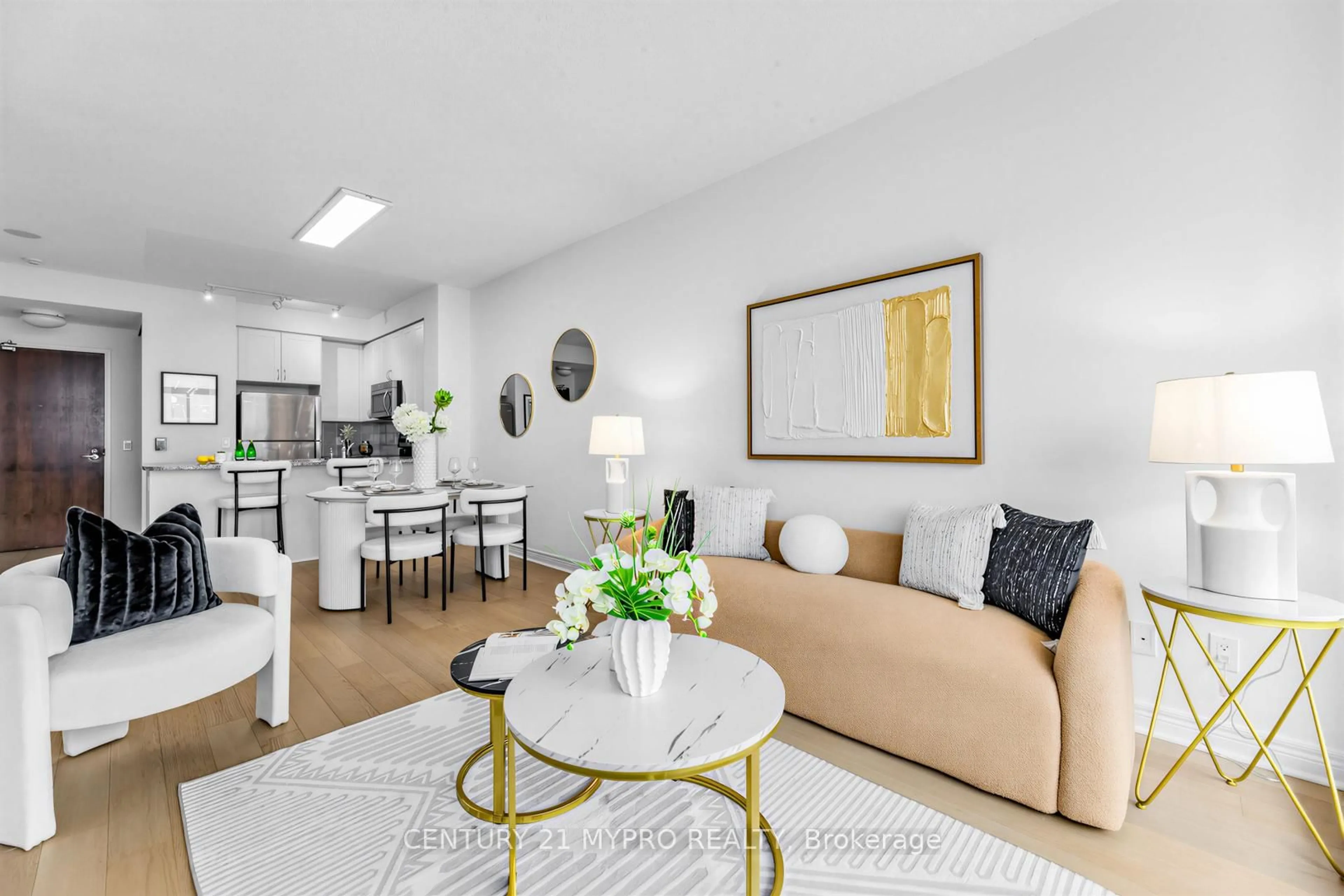 Living room with furniture, unknown for 339 Rathburn Rd #2507, Mississauga Ontario L5B 0K6