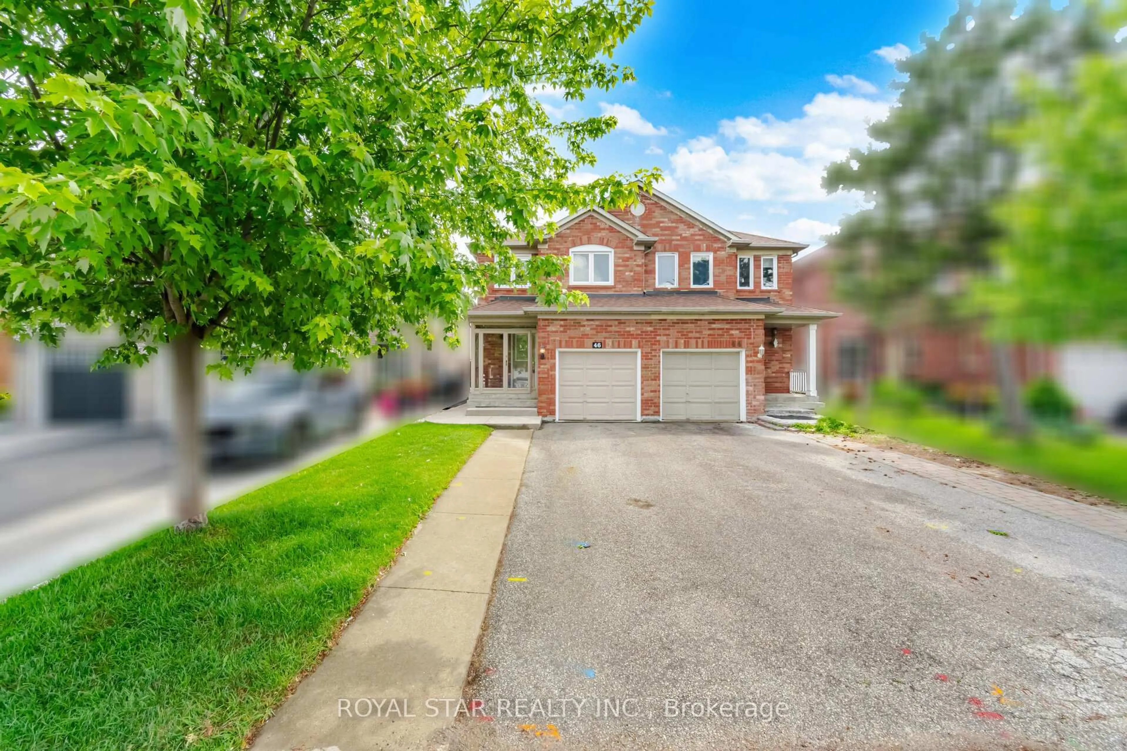Home with brick exterior material, street for 46 Dusty Star Rd, Brampton Ontario L6R 1Y1