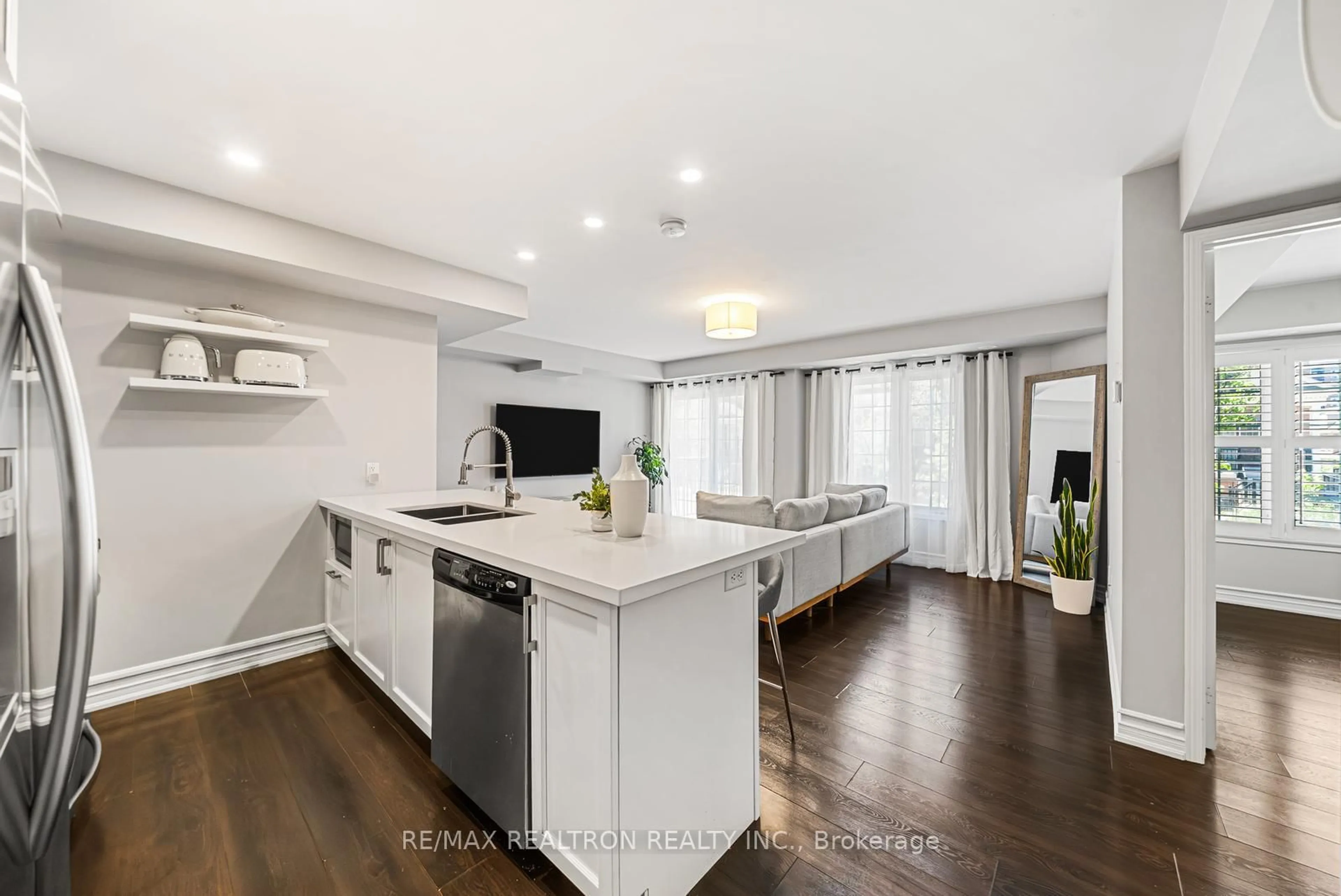 Open concept kitchen, unknown for 161 Isaac Devins Blvd #5, Toronto Ontario M9M 0C5