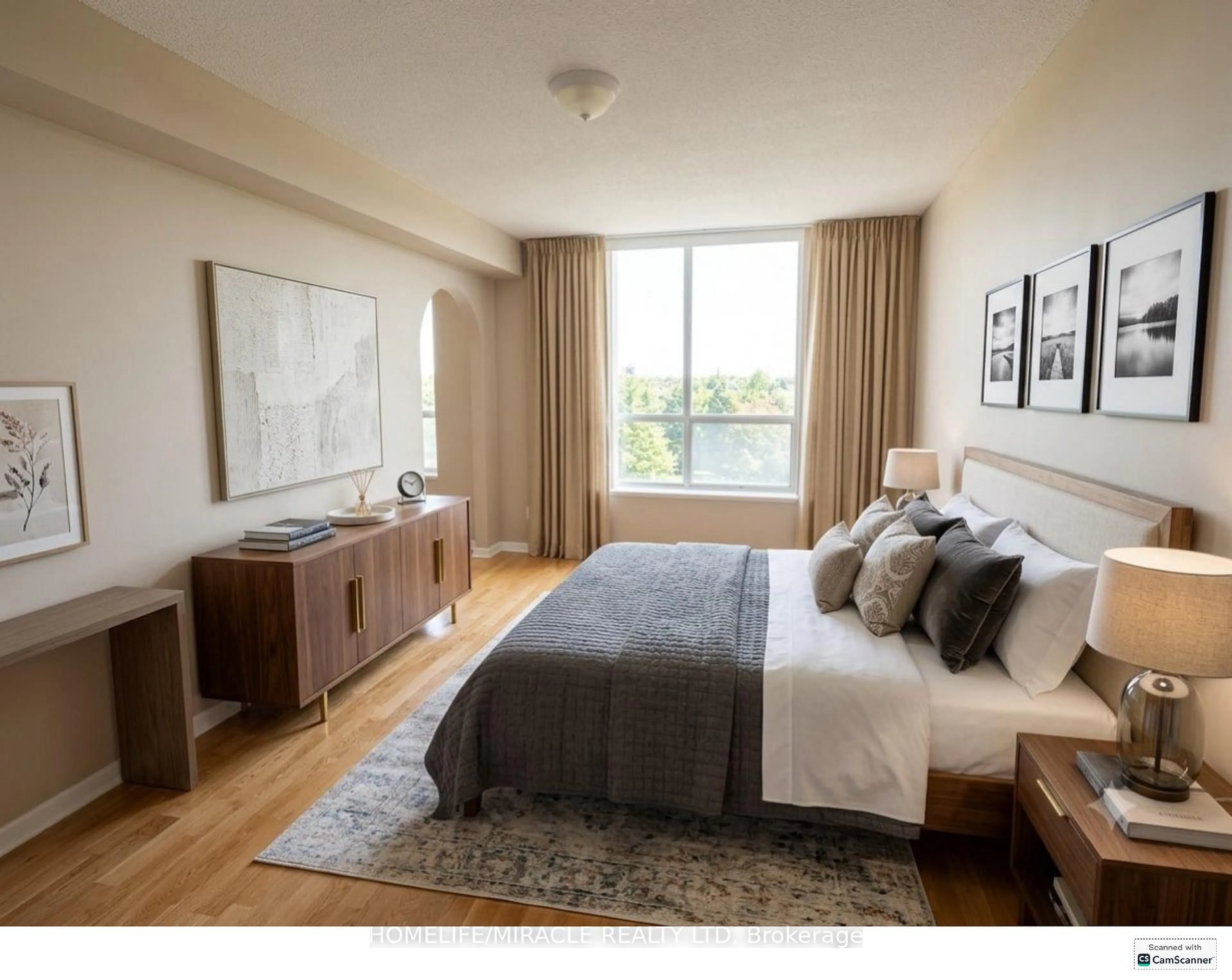 Bedroom with bed, unknown for 1150 Parkwest Pl #506, Mississauga Ontario L5E 3K4