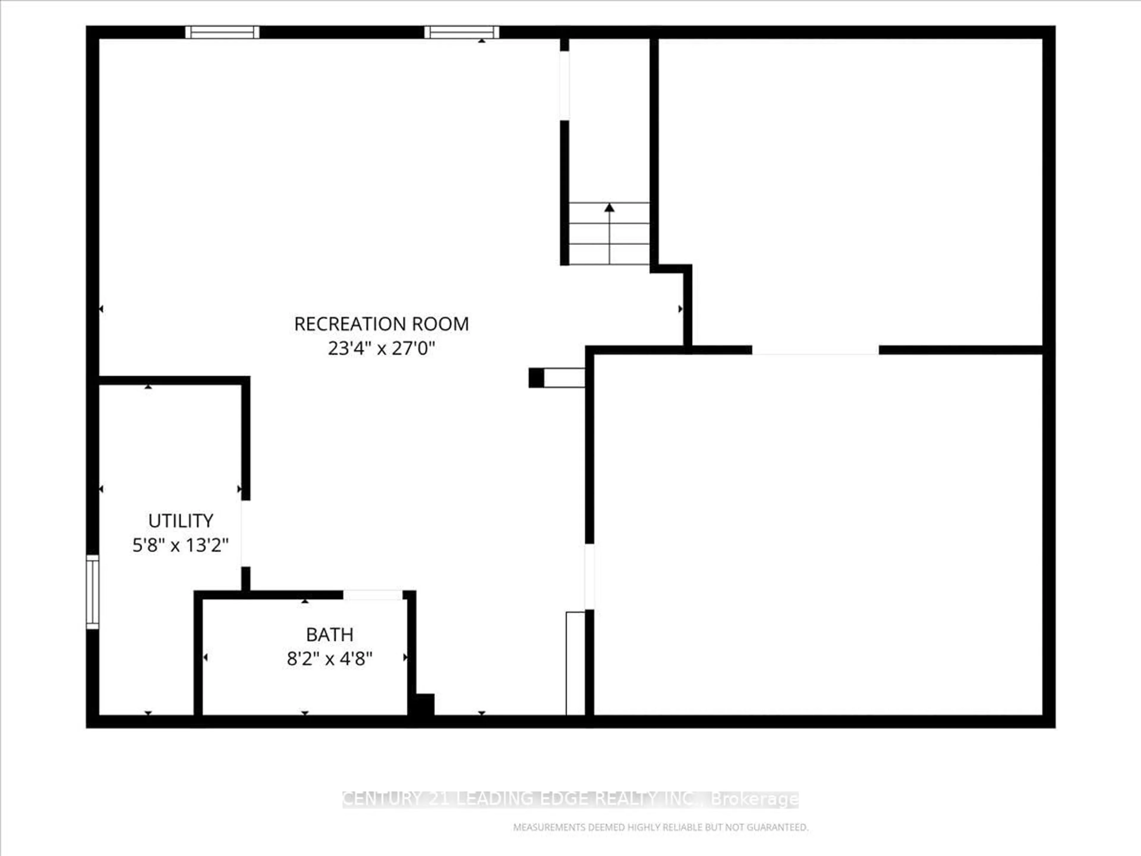 Floor plan for 201 Mcmurchy Ave, Brampton Ontario L6Y 1Z2