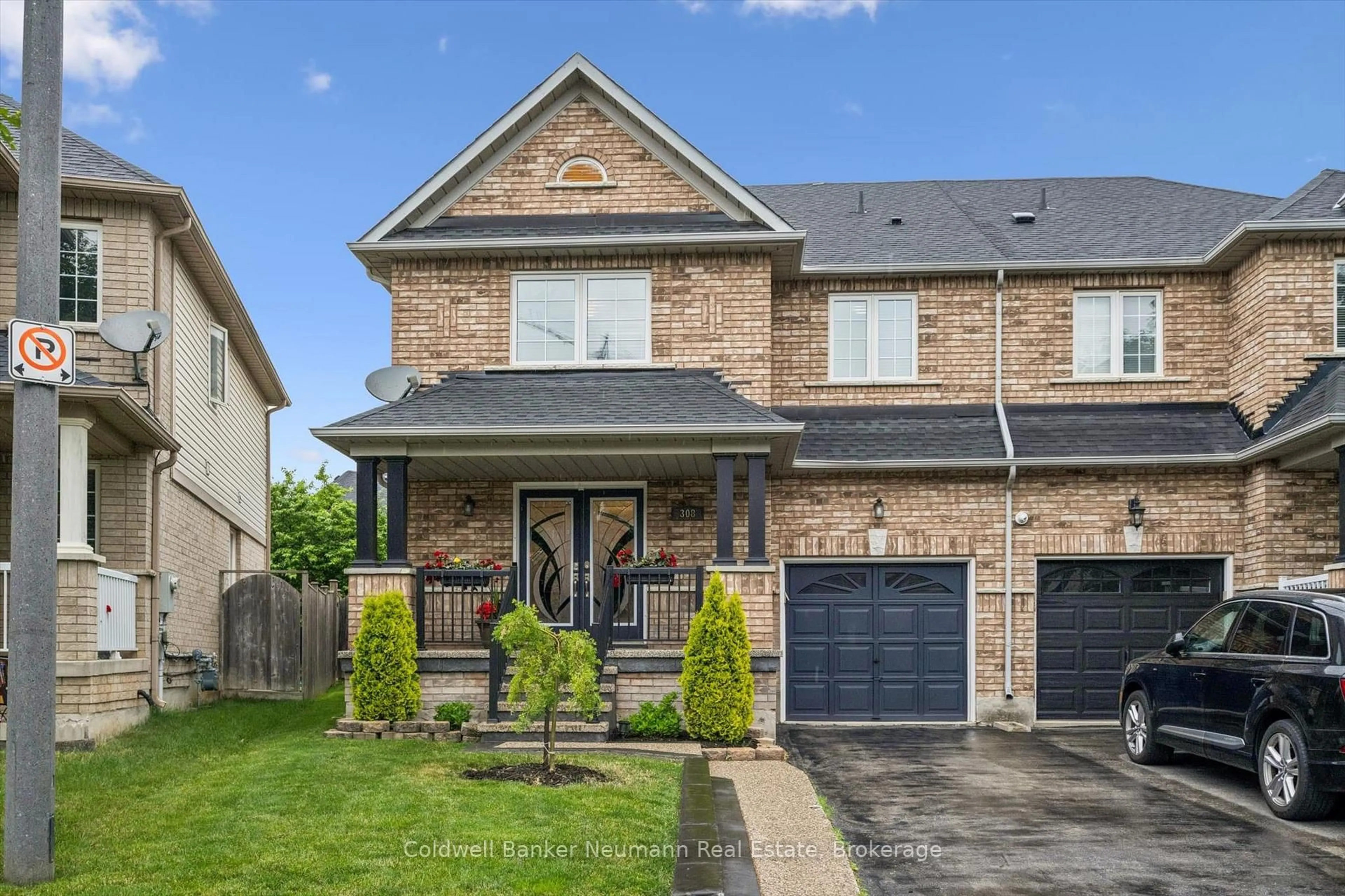 Home with brick exterior material, street for 308 Fasken Crt, Milton Ontario L9T 6S9