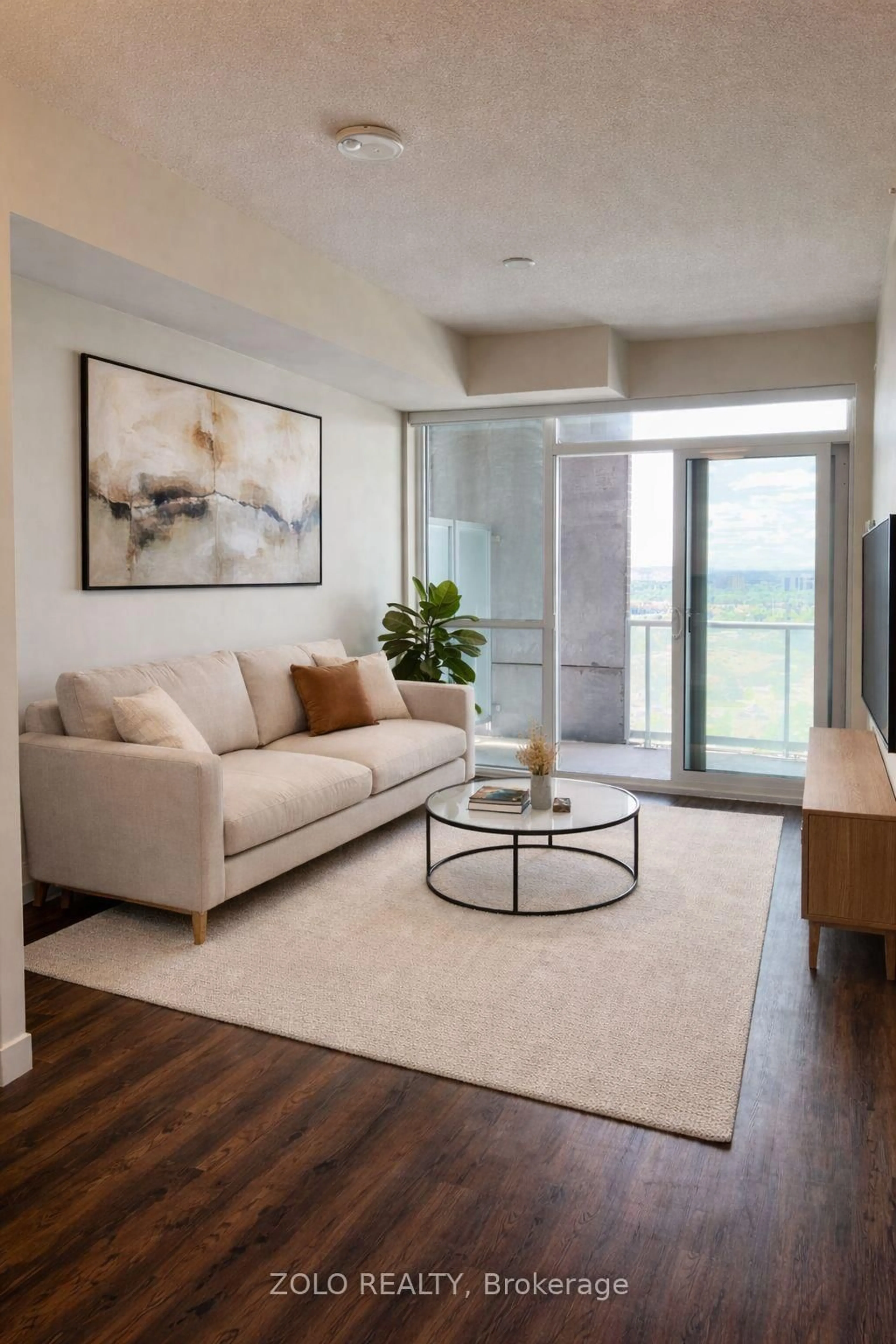 Living room with furniture, unknown for 2081 Fairview St #1707, Burlington Ontario L7R 0E4