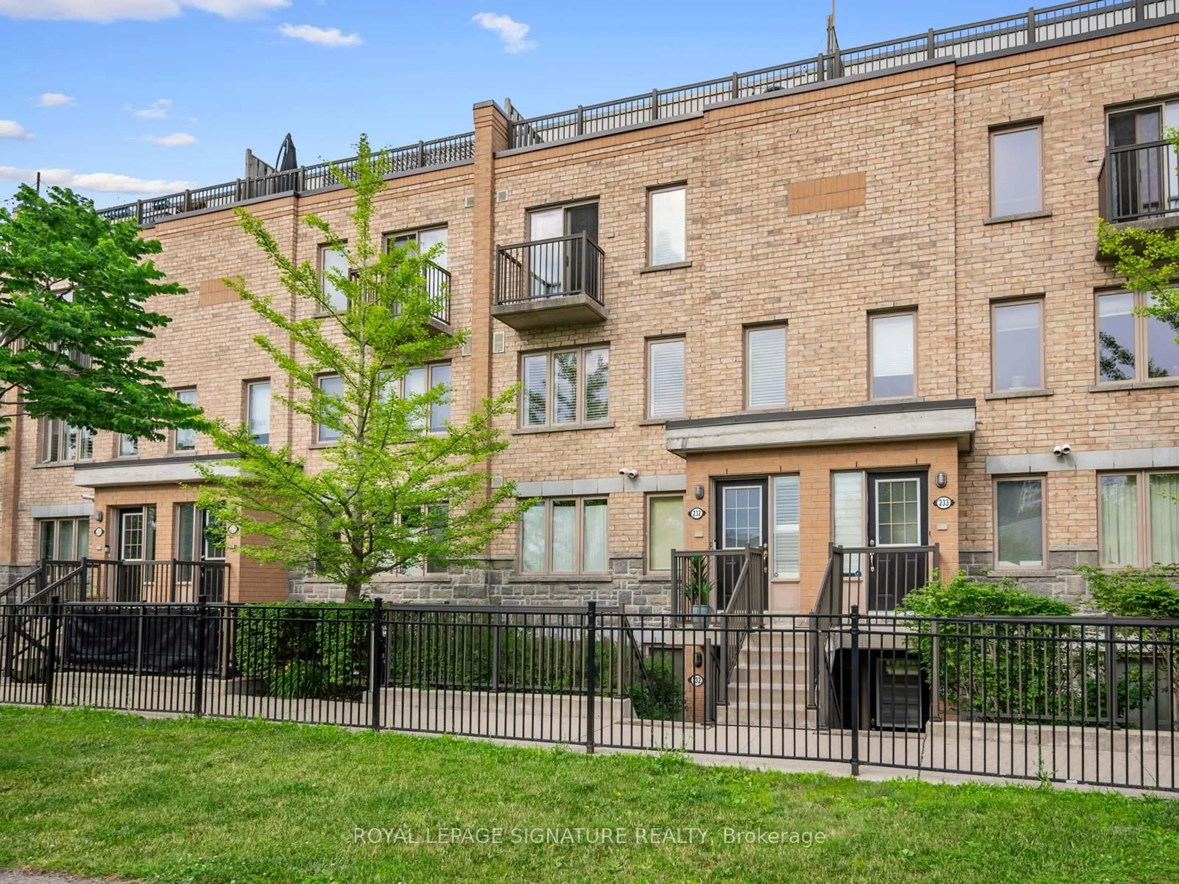 Home with brick exterior material, street for 10 Foundry Ave #232, Toronto Ontario M6H 0A6