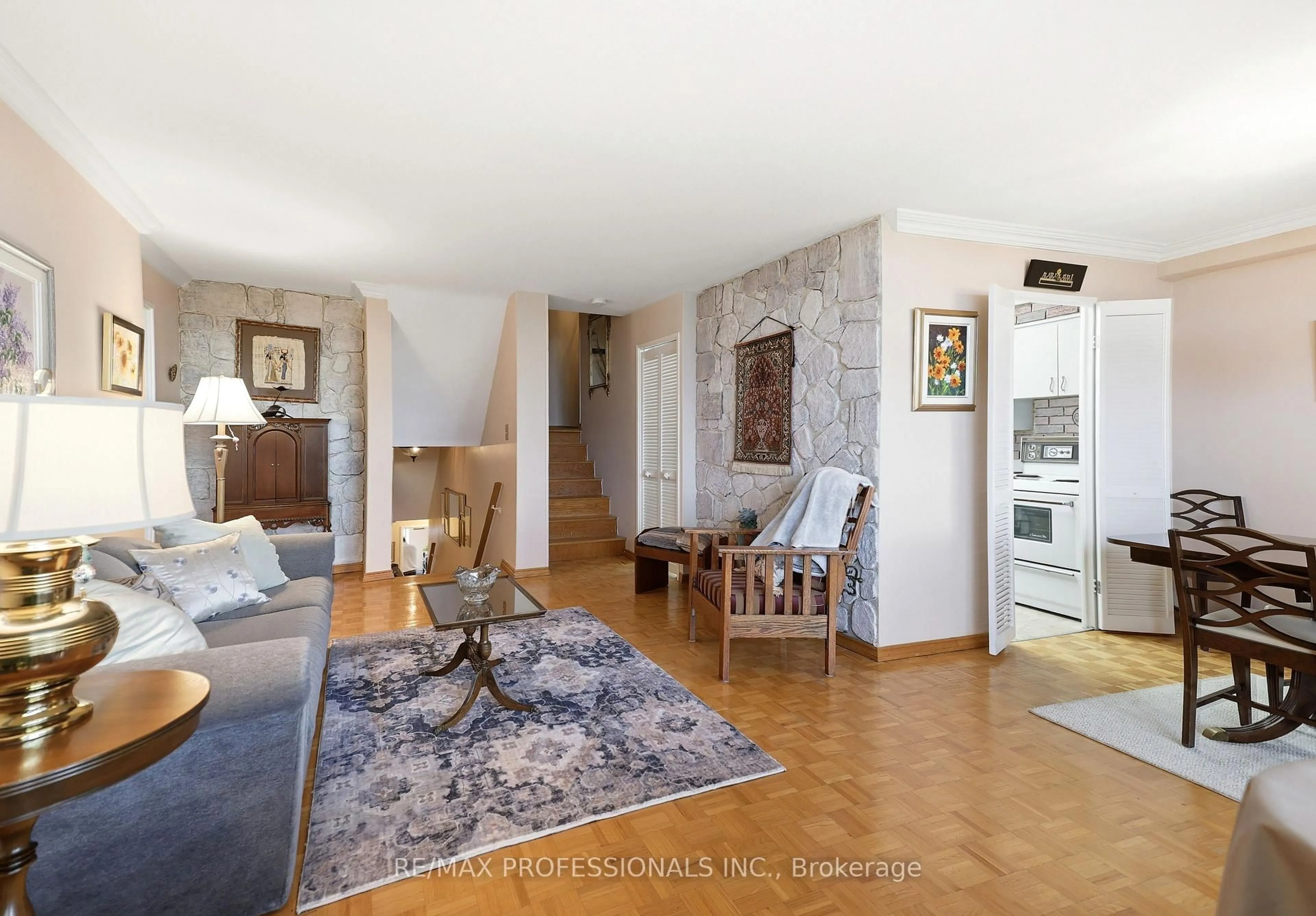 Living room with furniture, unknown for 11 Wincott Dr #1208, Toronto Ontario M9R 2R9