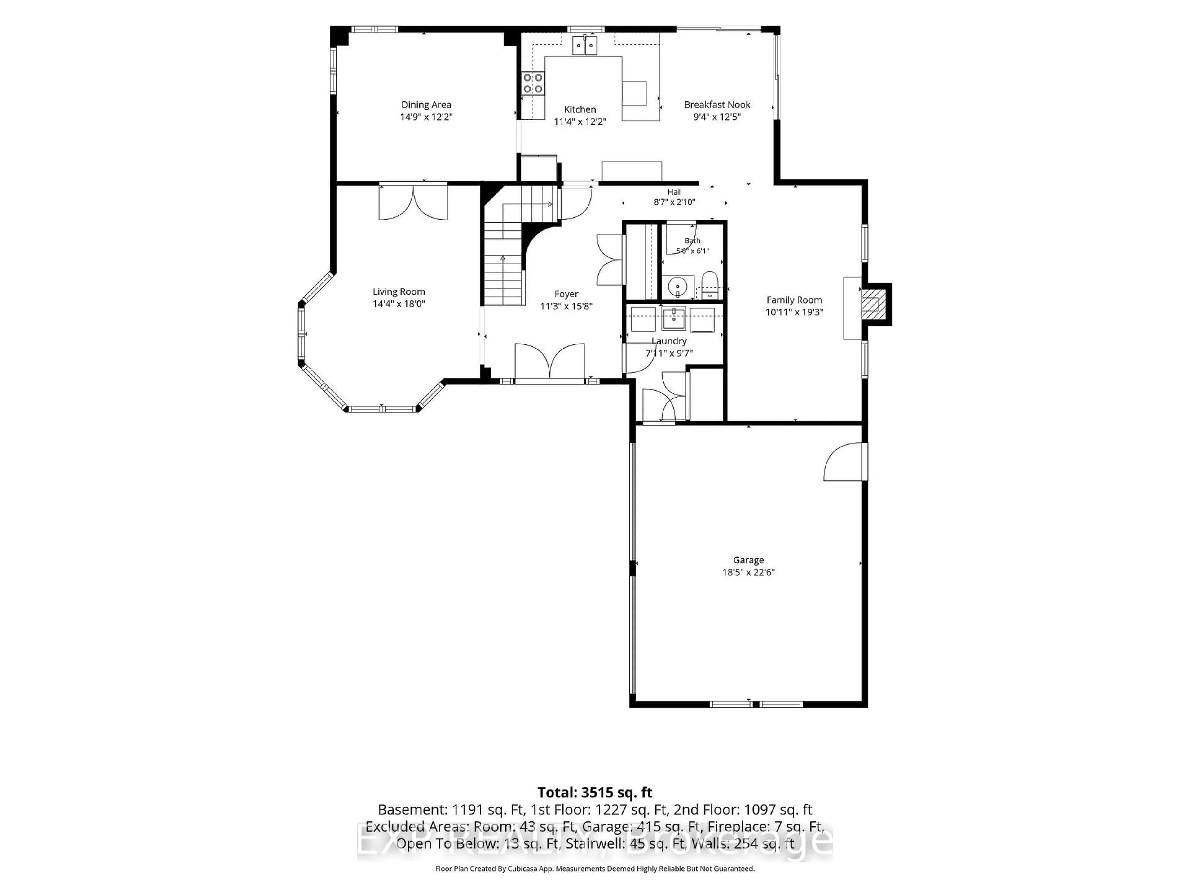 Floor plan for 6502 Tenth Line, Mississauga Ontario L5N 5T7