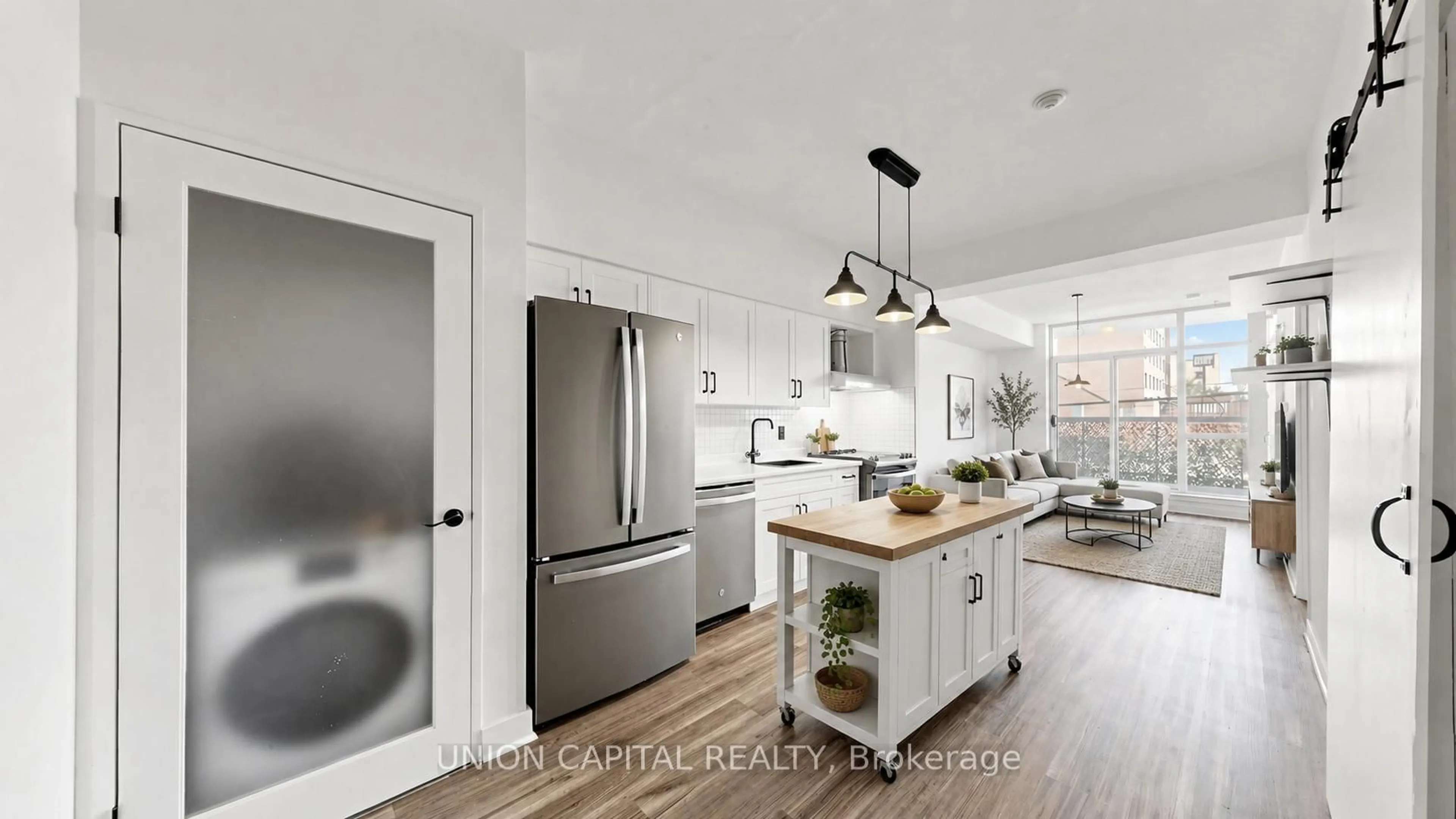 Open concept kitchen, unknown for 1375 Dupont St #210, Toronto Ontario M6H 4J8