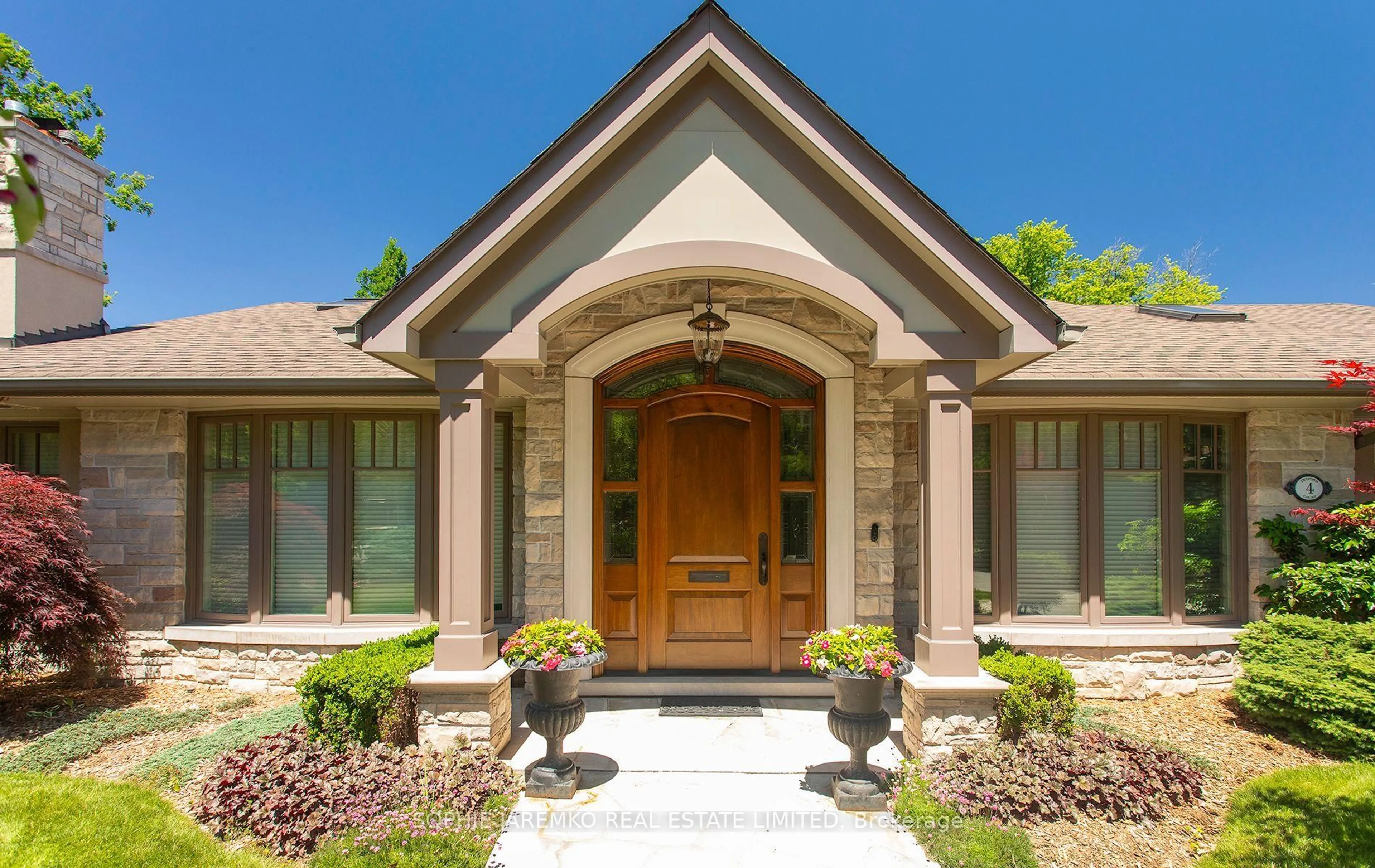 Home with brick exterior material, street for 4 Twyford Crt, Toronto Ontario M9A 1W7