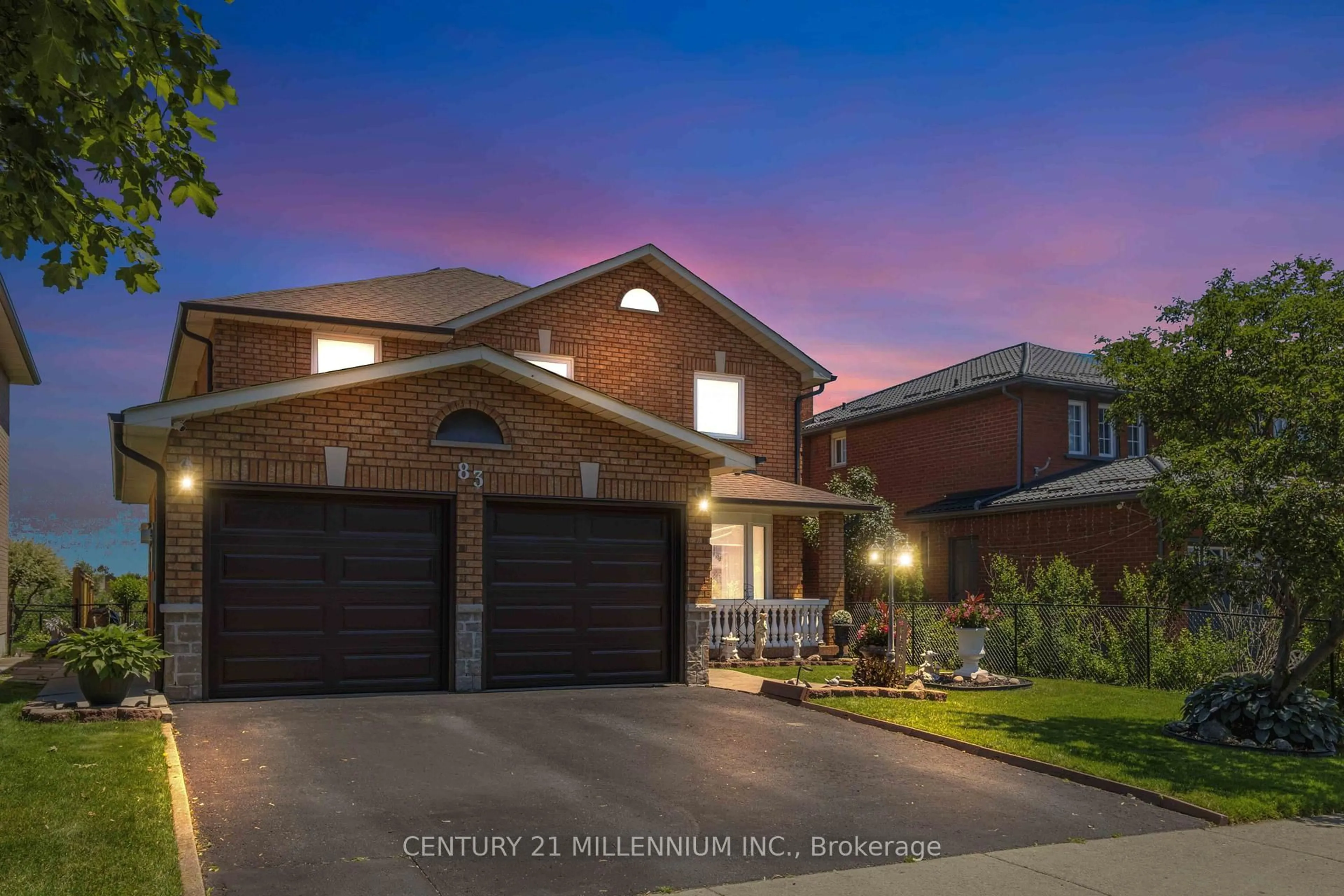 Home with brick exterior material, street for 83 Sunforest Dr, Brampton Ontario L6Z 2W3