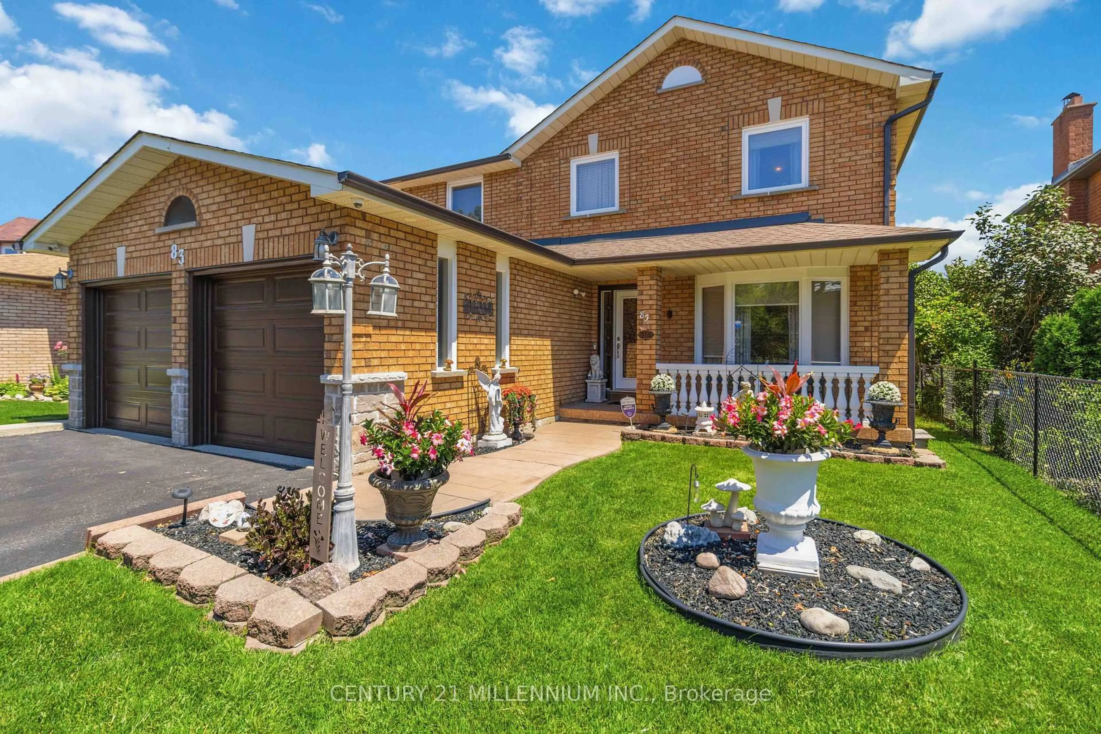 Home with brick exterior material, street for 83 Sunforest Dr, Brampton Ontario L6Z 2W3