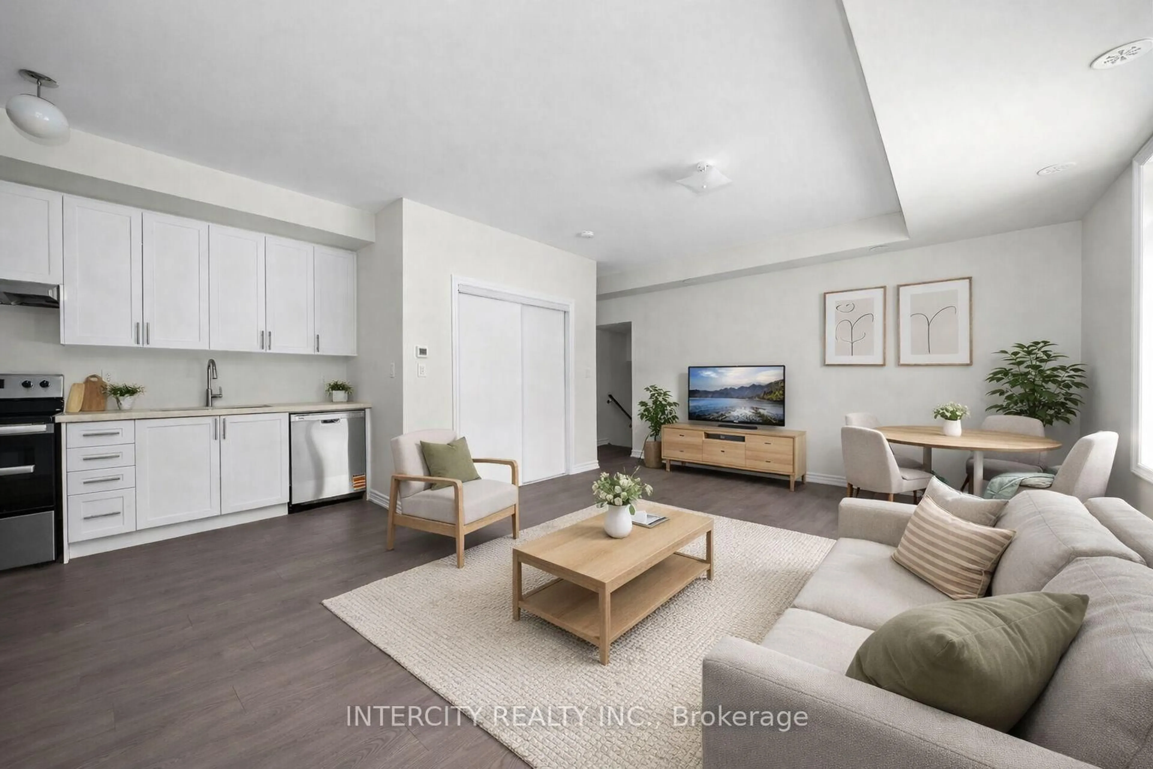 Living room with furniture, unknown for 12 Savvy Lane #40Z, Caledon Ontario L7C 1Z9