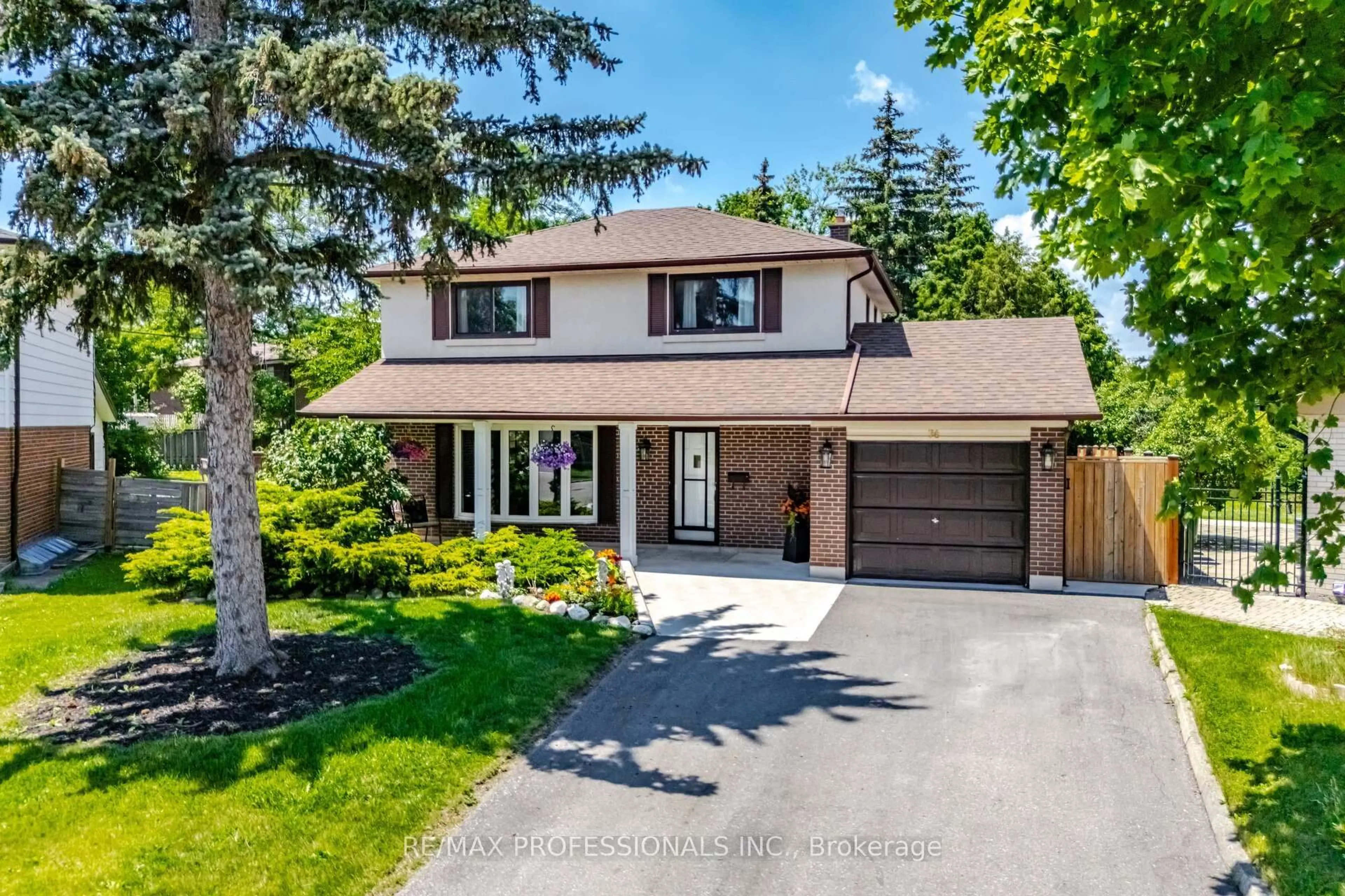 Home with brick exterior material, street for 74 Ringway Cres, Toronto Ontario M9W 1X4