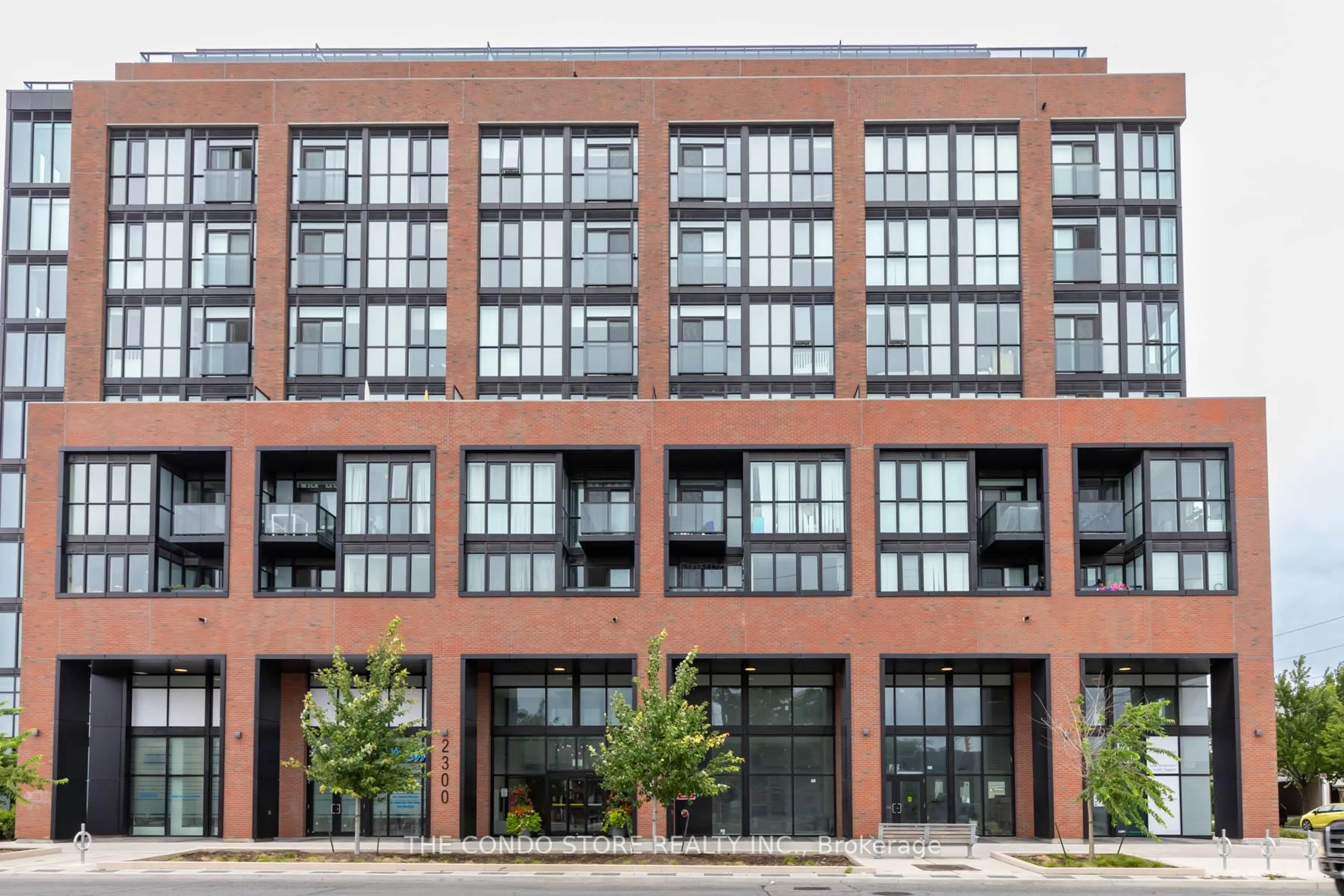 Home with brick exterior material, building for 2300 St. Clair Ave #905, Toronto Ontario M6N 1K8