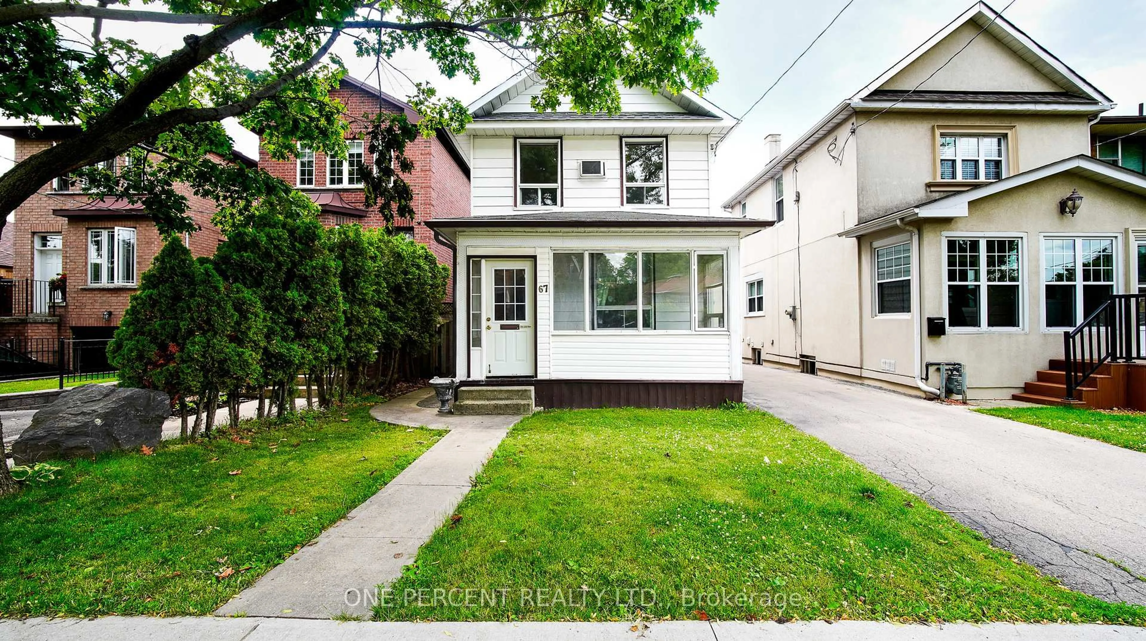 Home with brick exterior material, street for 67 Murrie St, Toronto Ontario M8V 1X6