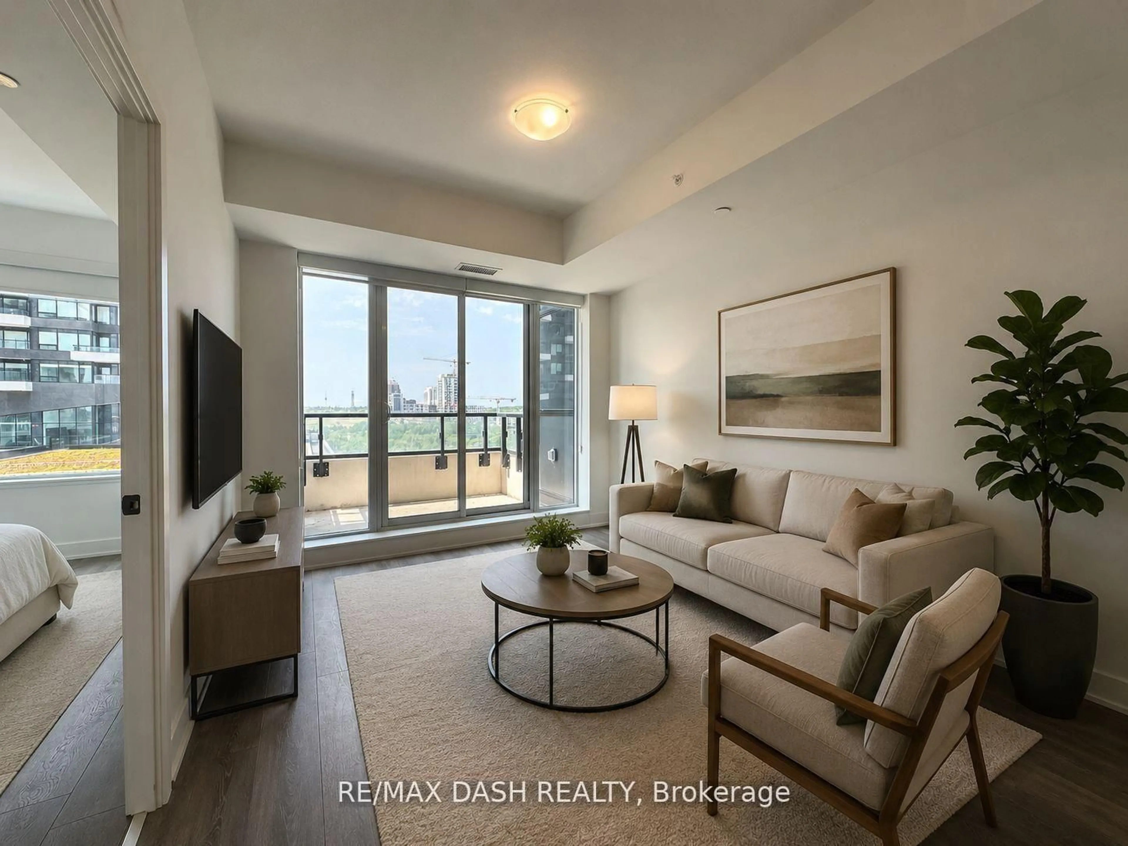 Living room with furniture, unknown for 2485 Taunton Rd #621, Oakville Ontario L6H 3R8