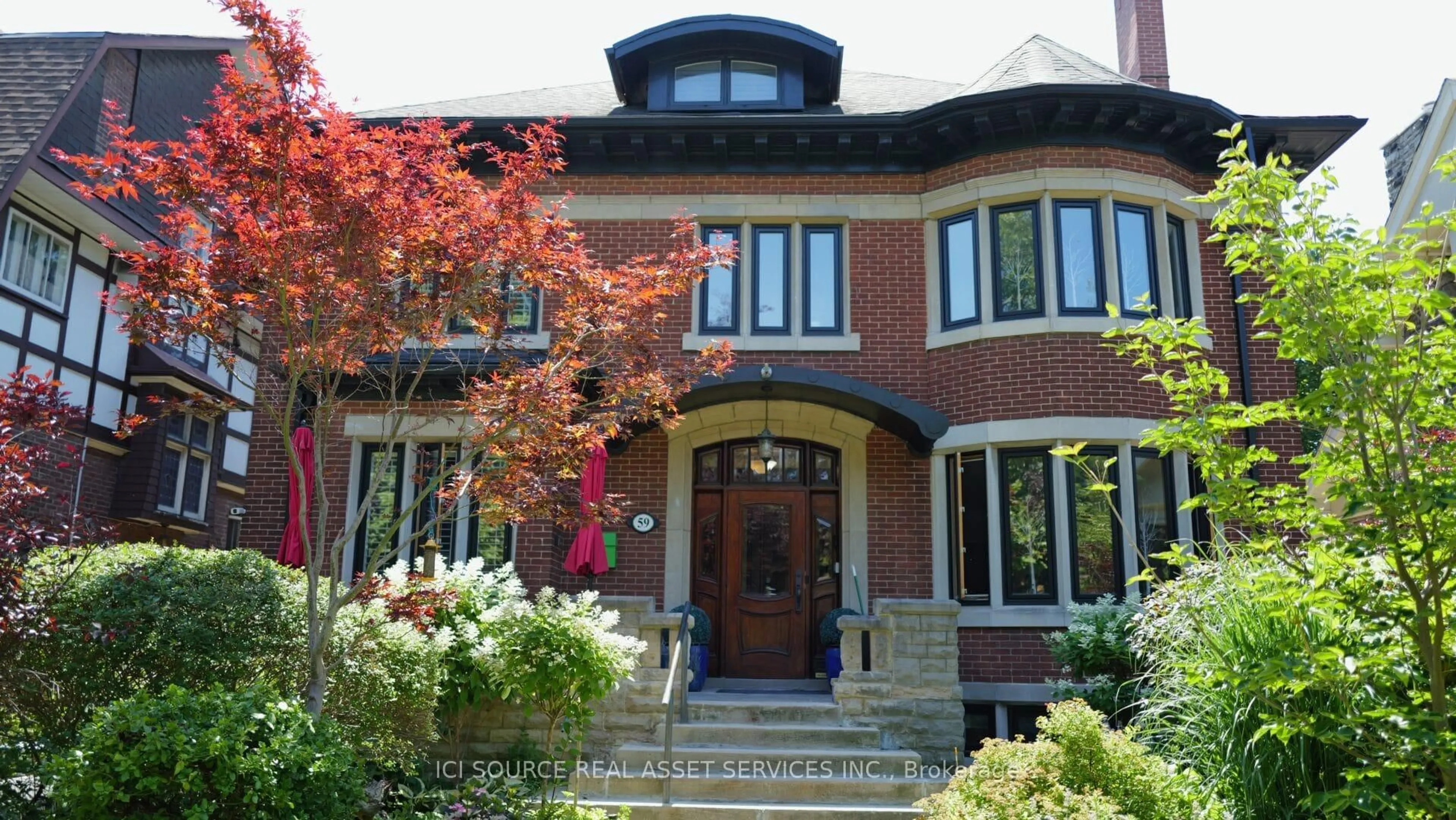 Home with brick exterior material, street for 59 High Park Blvd, Toronto Ontario M6R 1M9