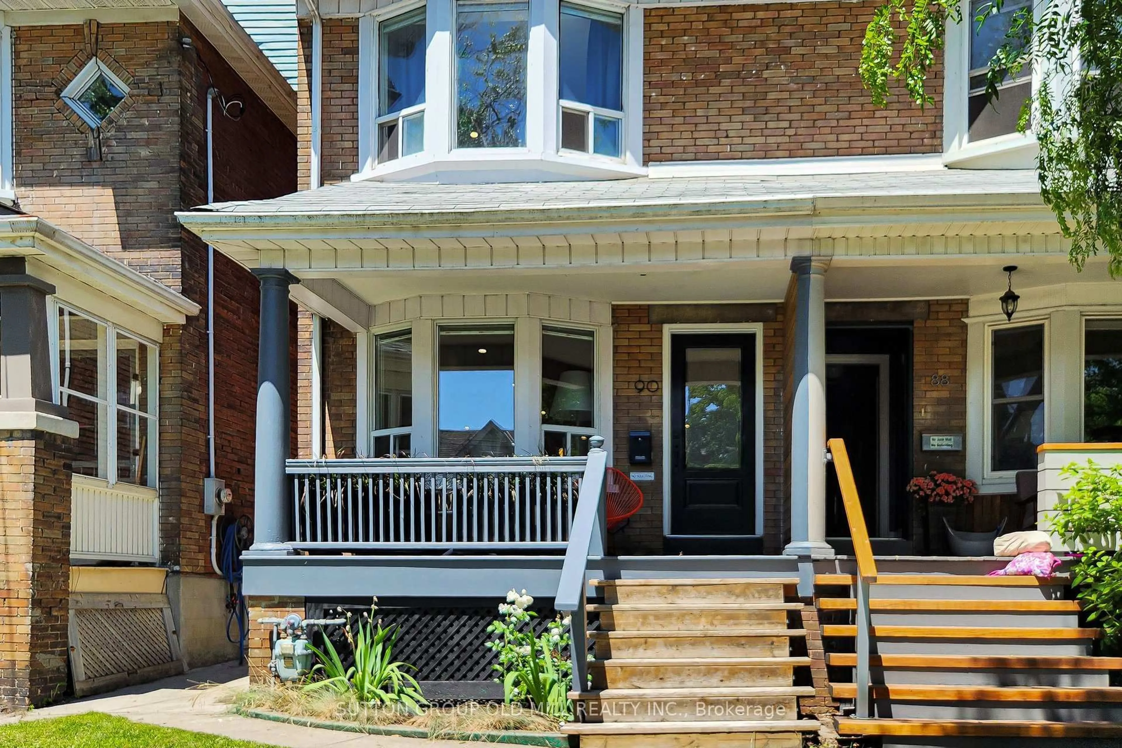 Home with brick exterior material, street for 90 Fermanagh Ave, Toronto Ontario M6R 1M2