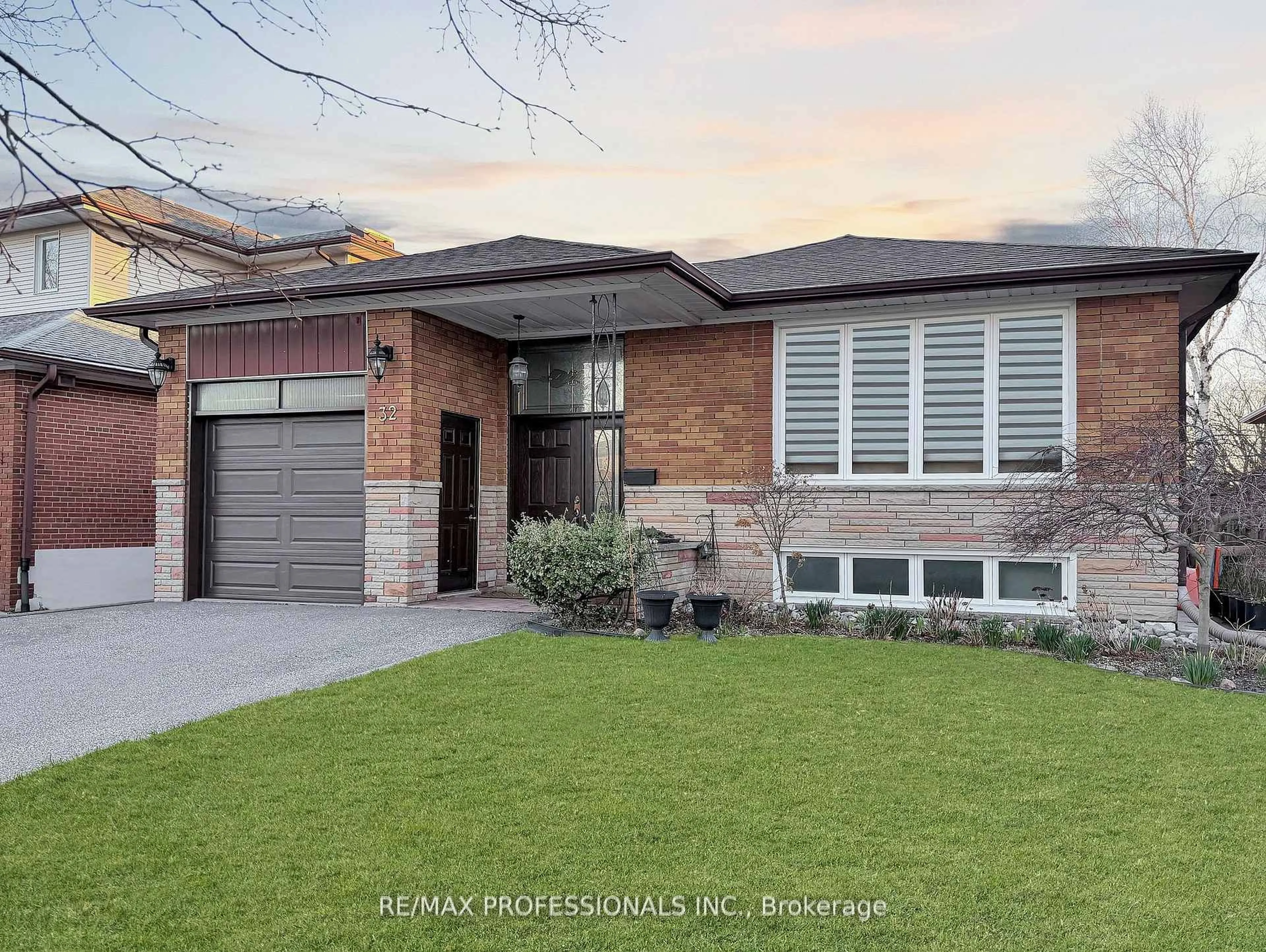 Home with brick exterior material, street for 32 Sellmar Rd, Toronto Ontario M9P 3E6
