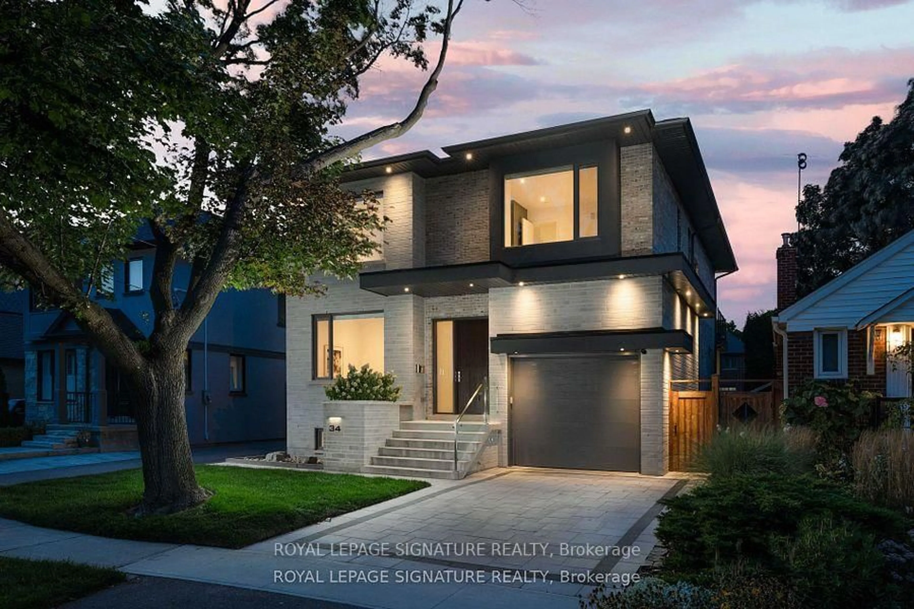 Home with brick exterior material, street for 34 Edgecroft Rd, Toronto Ontario M8Z 2B6