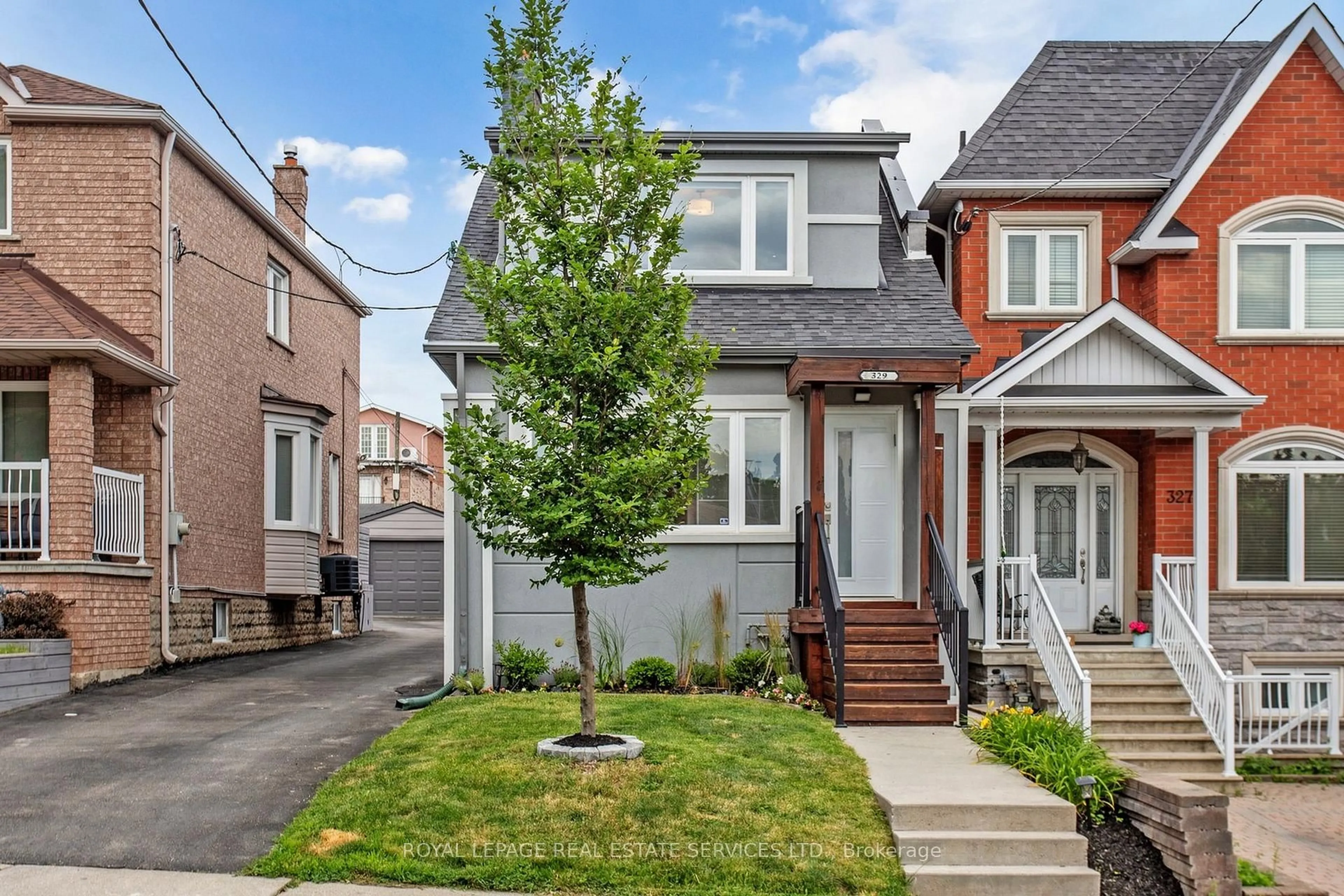 Home with brick exterior material, street for 329 Nairn Ave, Toronto Ontario M6E 4H9