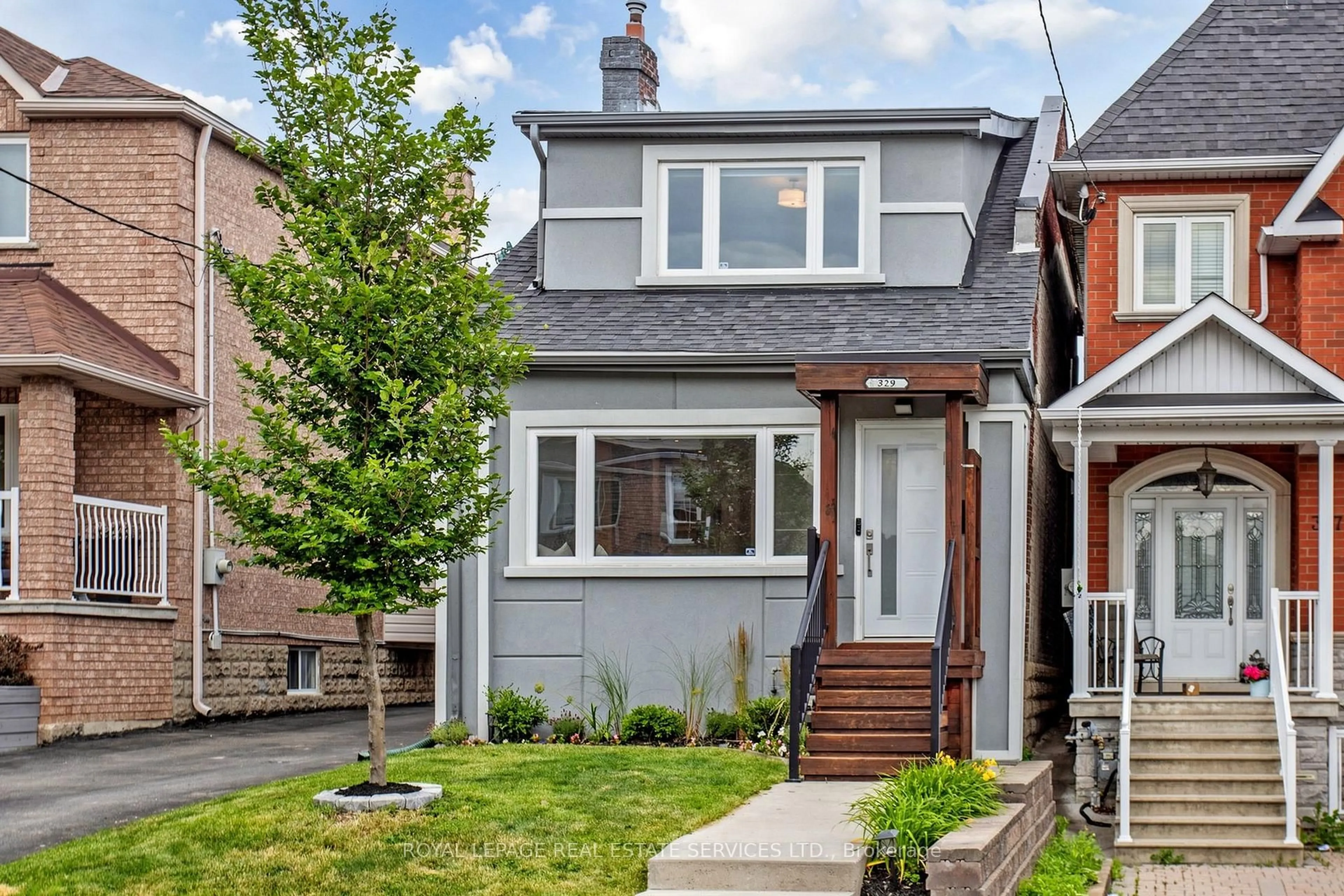 Home with brick exterior material, street for 329 Nairn Ave, Toronto Ontario M6E 4H9