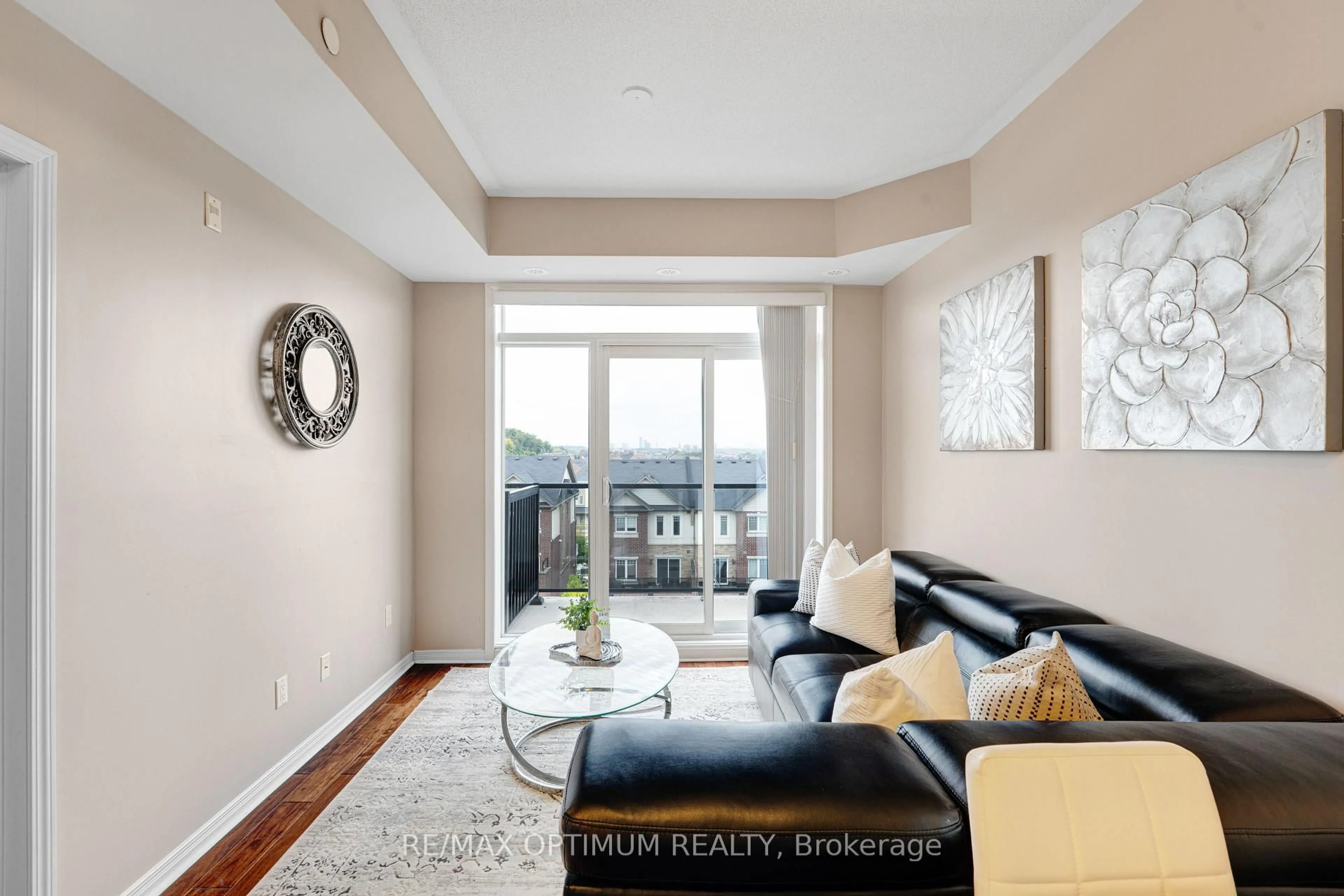 Living room with furniture, unknown for 50 Sky Harbour Dr #402, Brampton Ontario L6Y 6B8