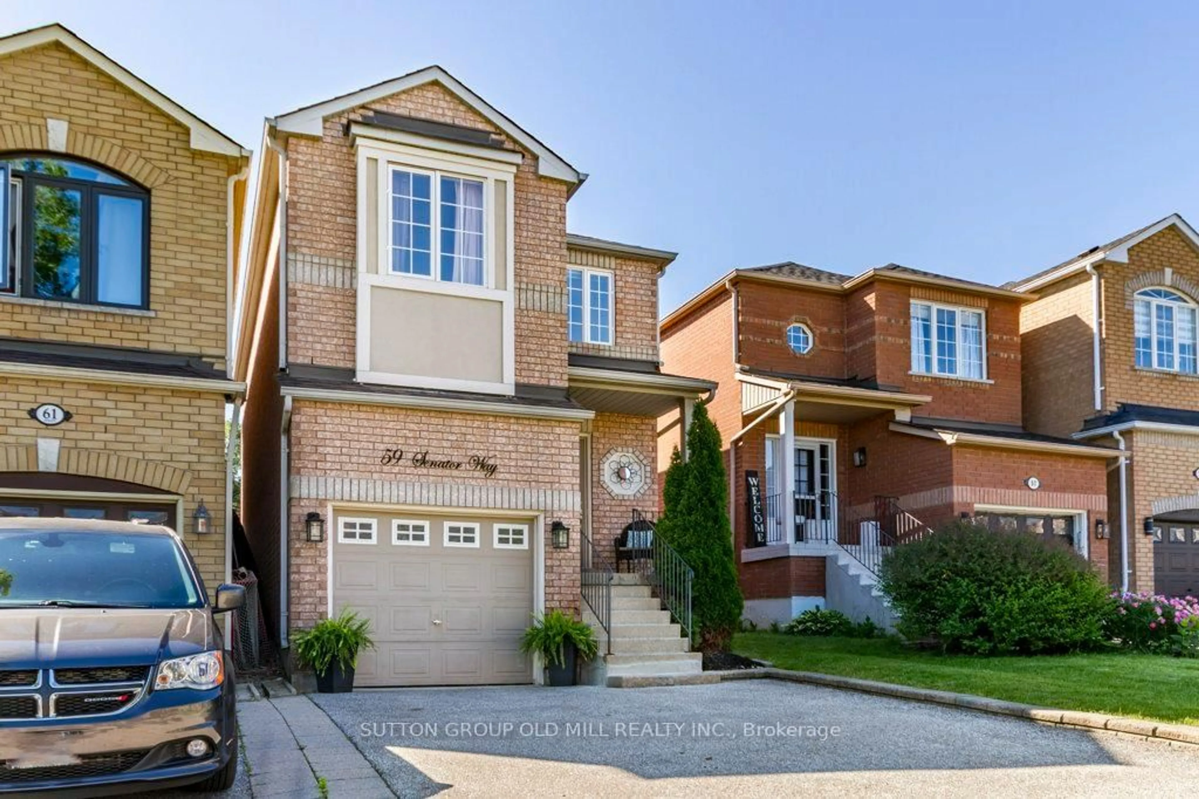 Home with brick exterior material, street for 59 Senator Way, Caledon Ontario L7E 2R9