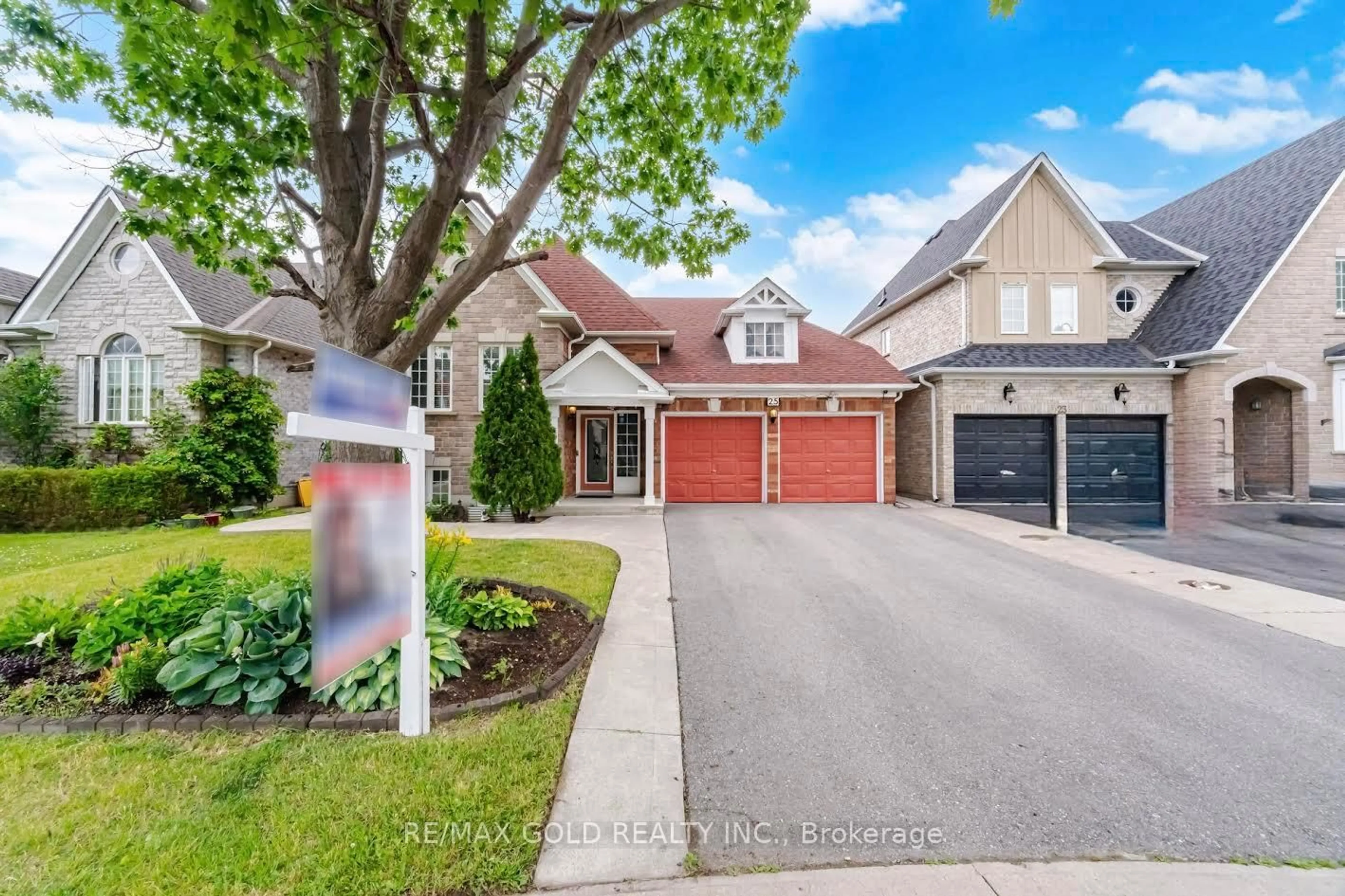 Home with brick exterior material, street for 25 Treeline Blvd, Brampton Ontario L6P 1C5