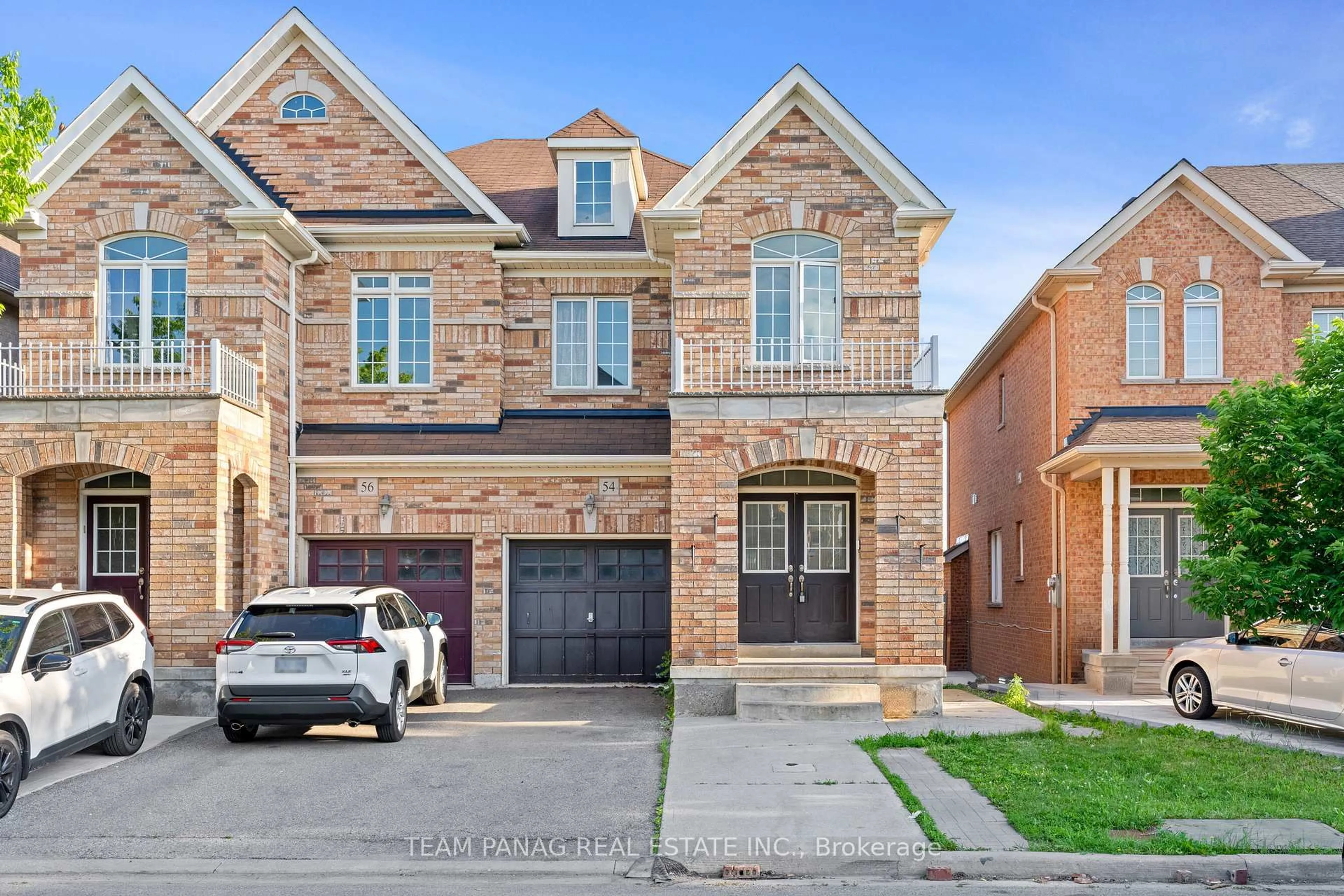 Home with brick exterior material, street for 54 Clearfield Dr, Brampton Ontario L6P 3J5