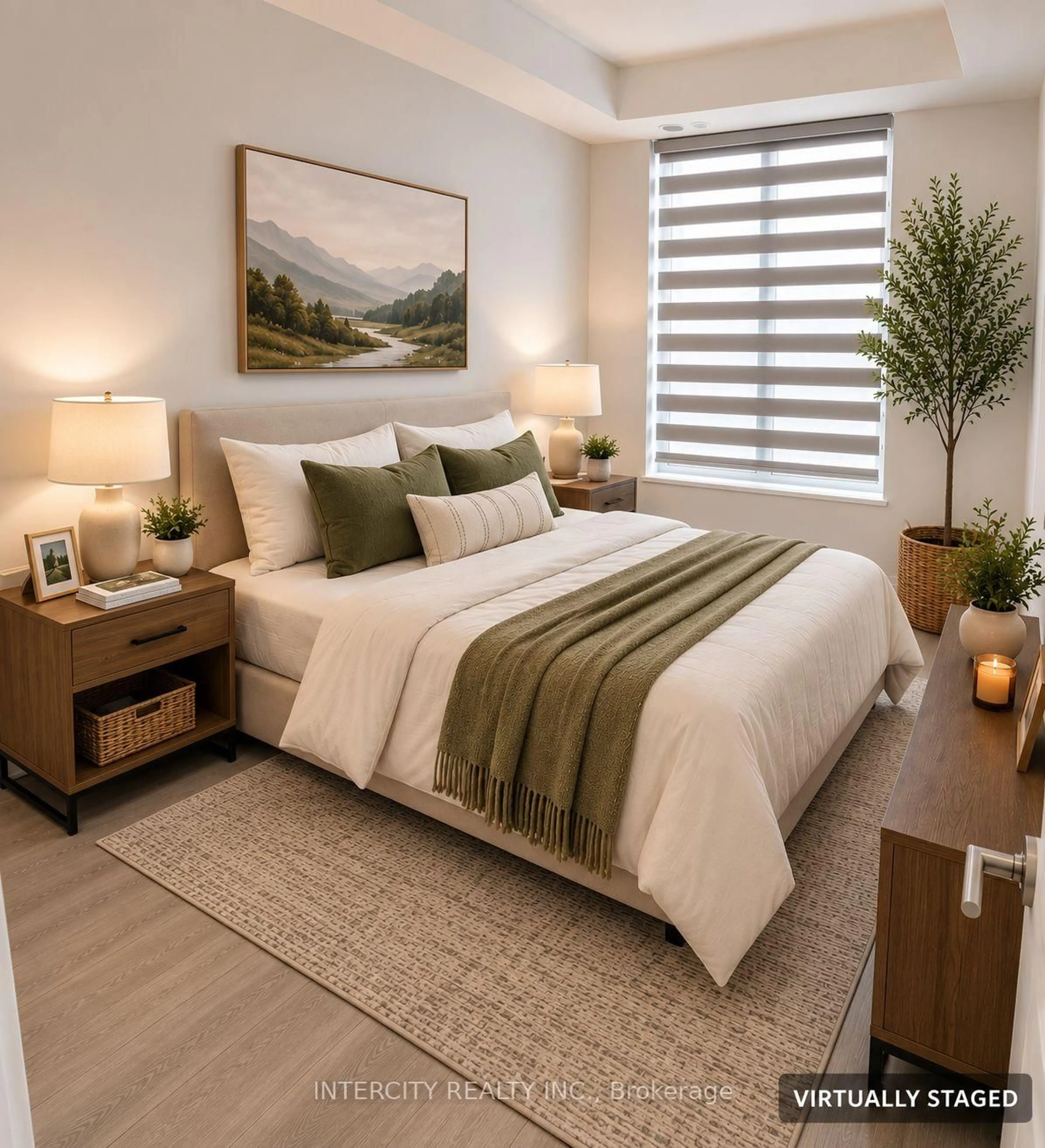 Bedroom with bed, unknown for 85 Attmar Dr #225, Brampton Ontario L6P 0Y6