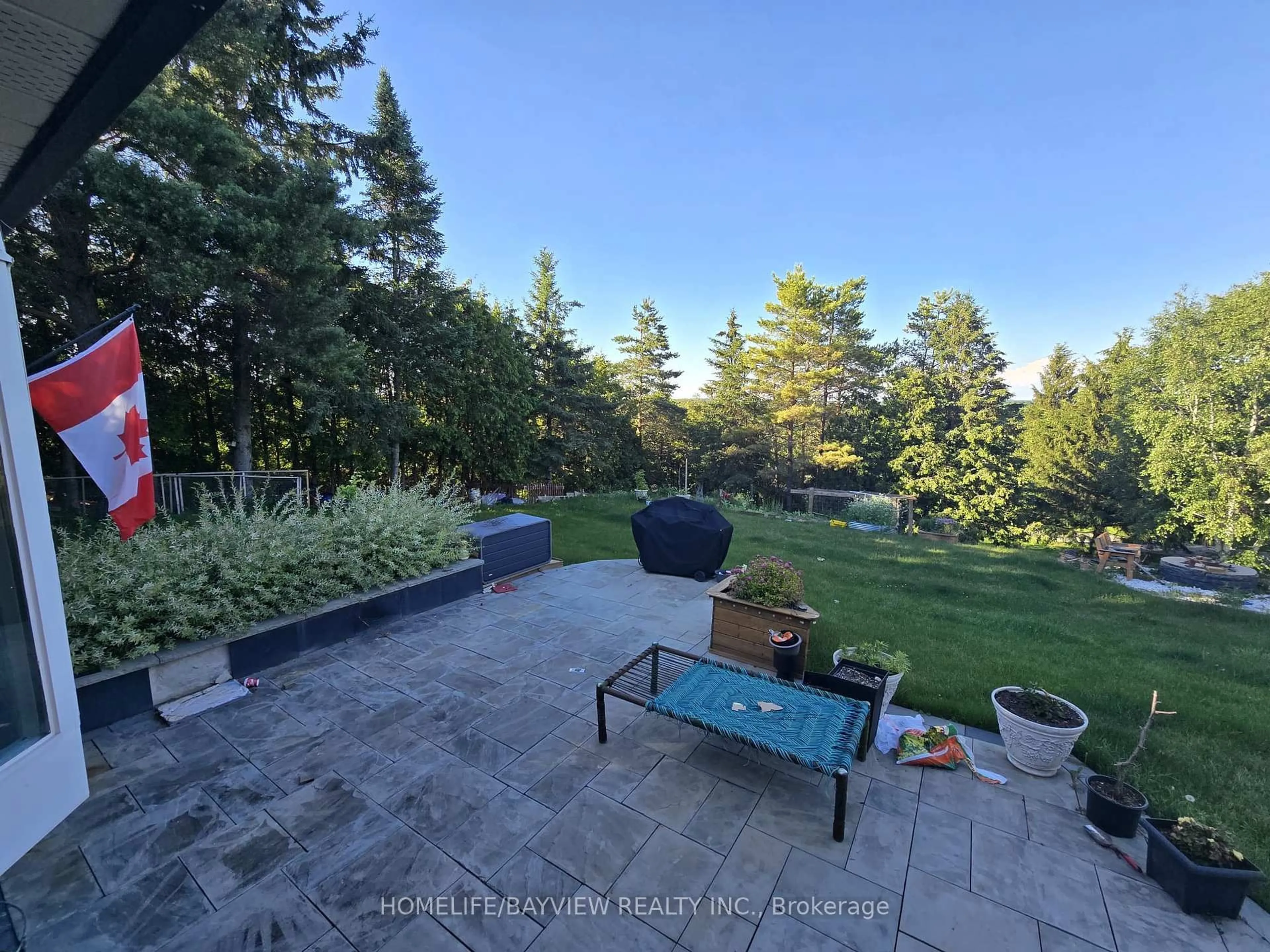 Patio, water/lake/river/ocean view for 15246 The Gore Rd, Caledon Ontario L7C 3E4