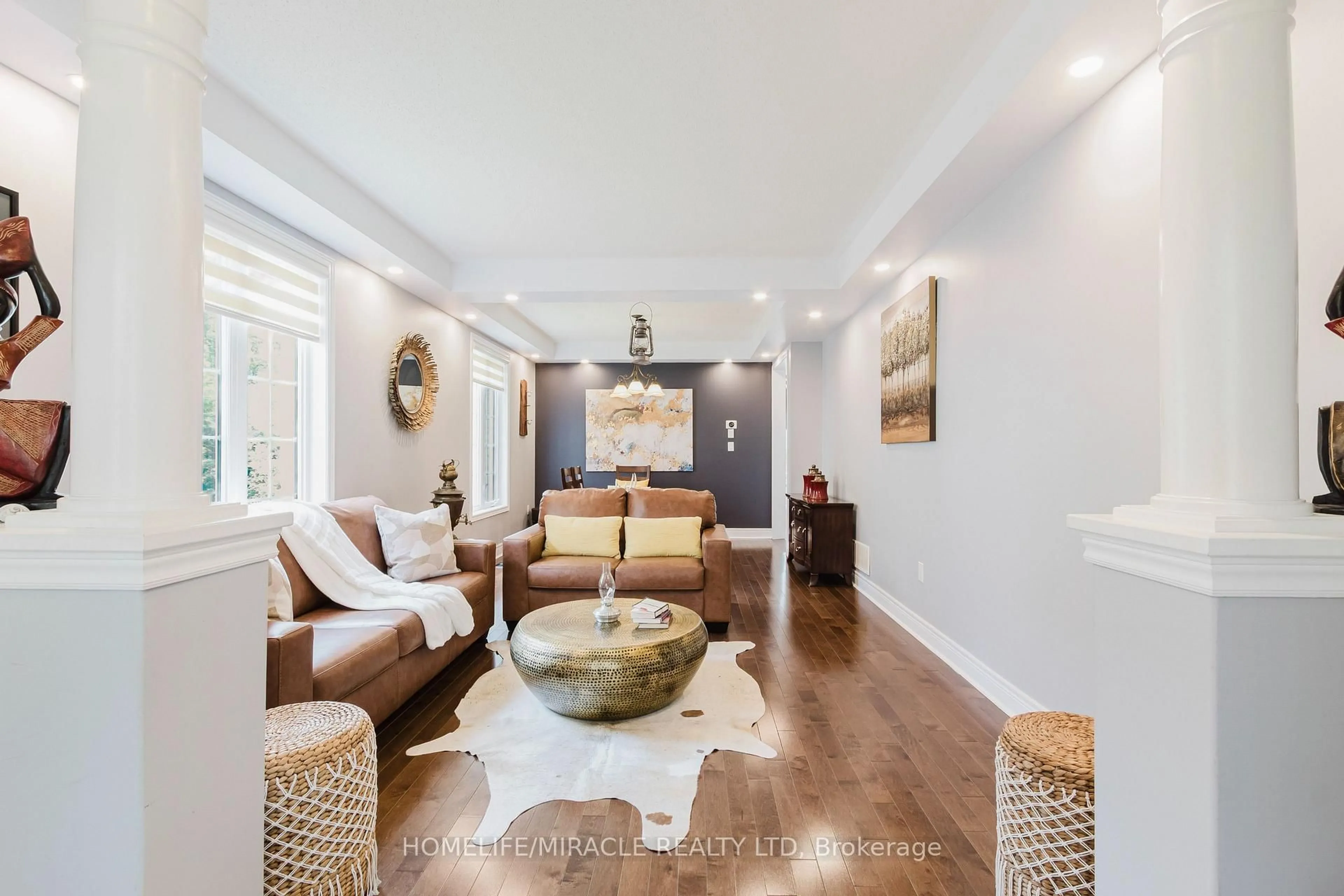 Living room with furniture, unknown for 14 Adeline Crt, Brampton Ontario L6Y 0W9
