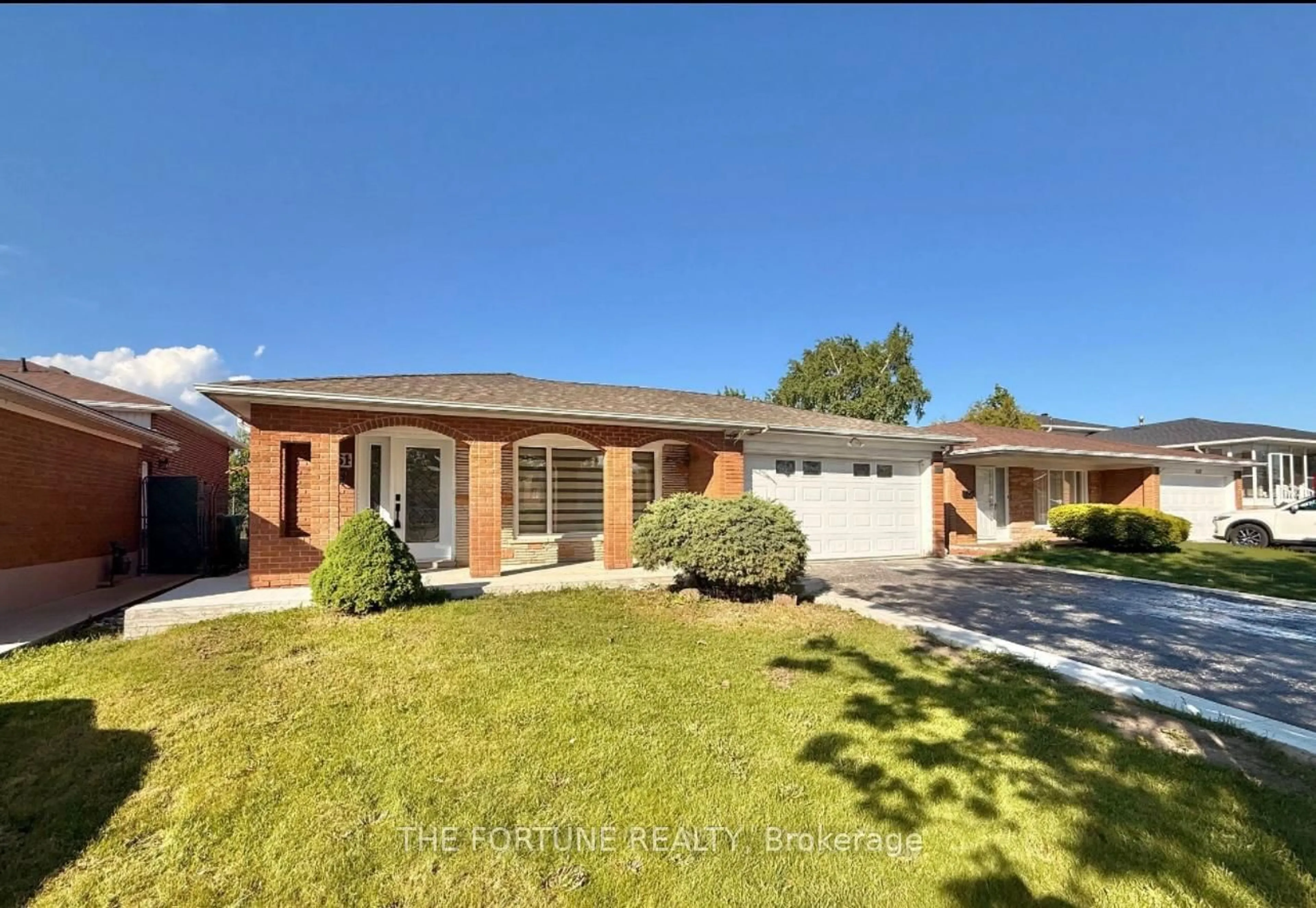Home with brick exterior material, street for 7461 Netherwood Rd, Mississauga Ontario L4T 2N7