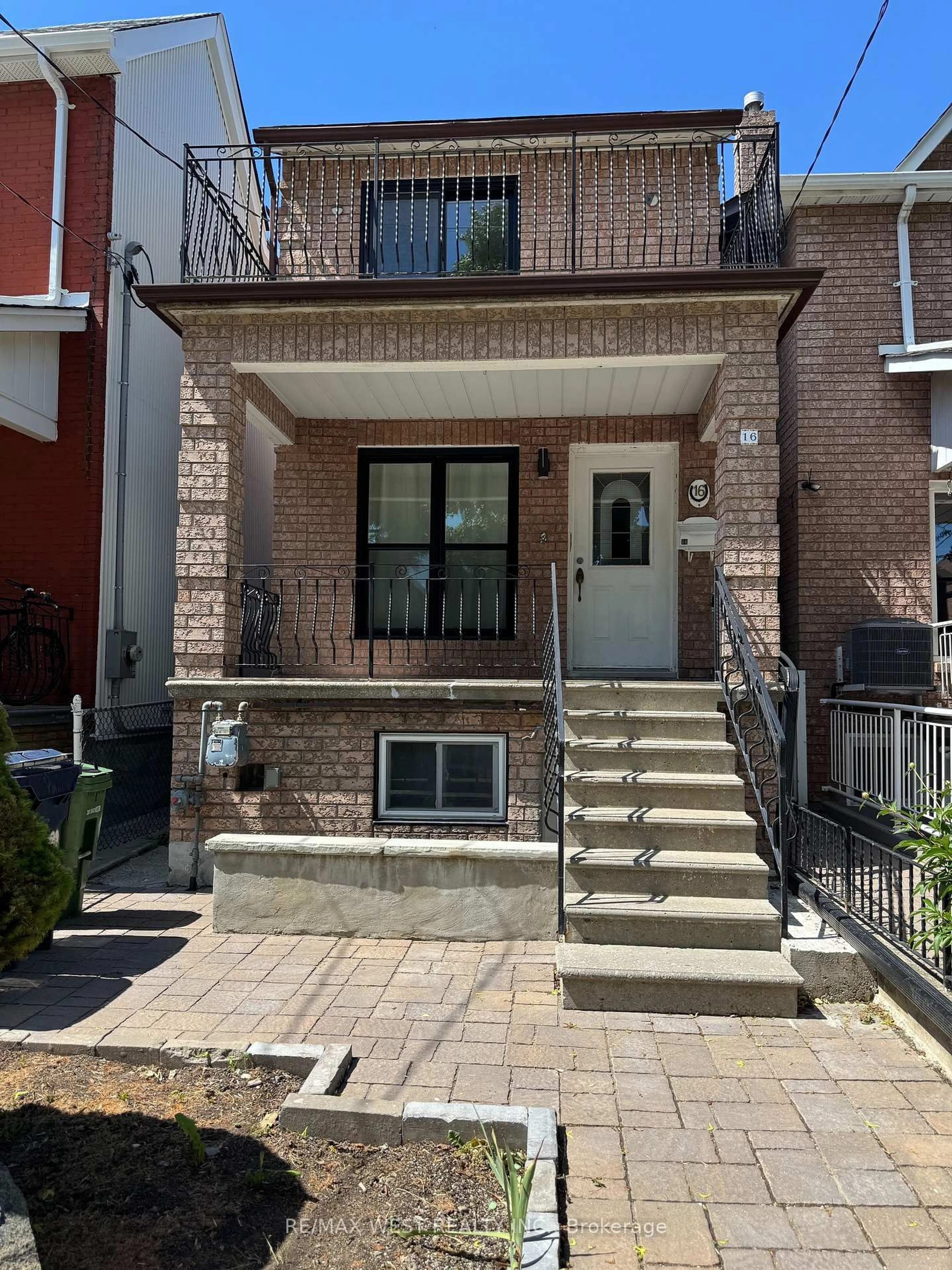 Home with brick exterior material, street for 16 Armstrong Ave, Toronto Ontario M6H 1V8