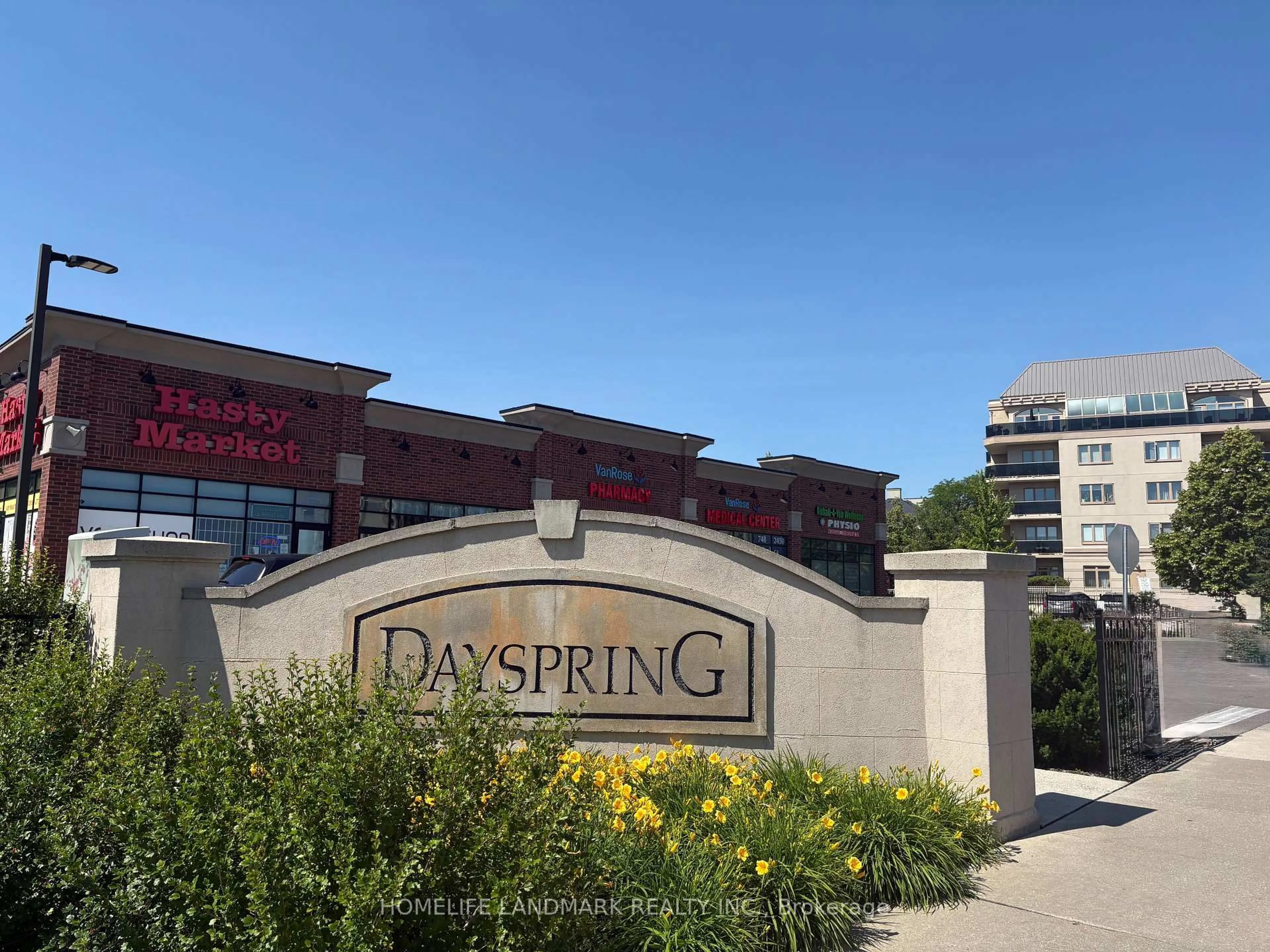 A pic from outside/outdoor area/front of a property/back of a property/a pic from drone, building for 6 Dayspring Circ #2310, Brampton Ontario L6P 2Z6
