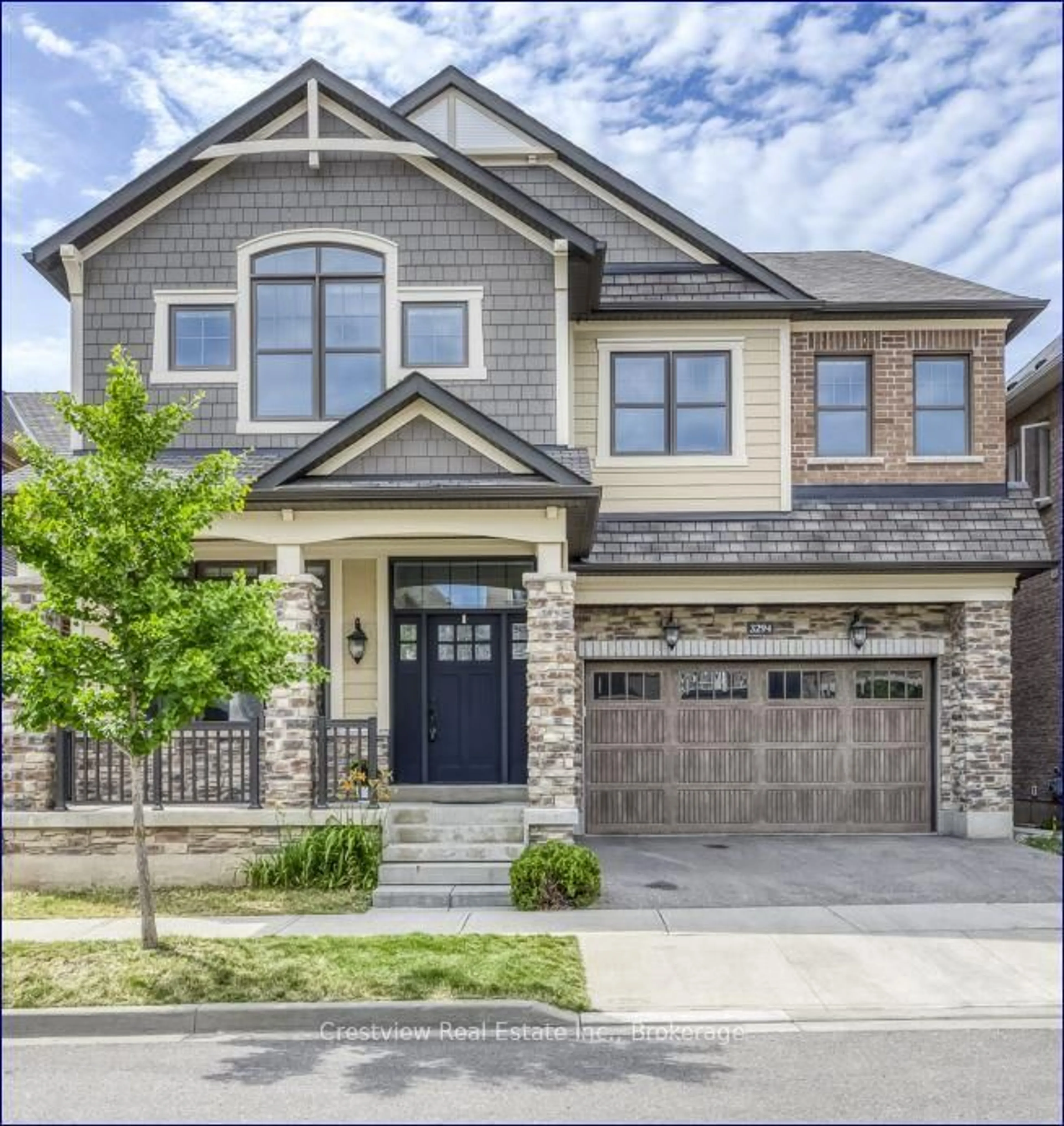 Home with brick exterior material, street for 3294 Charles Biggar Dr, Oakville Ontario L6M 1P7