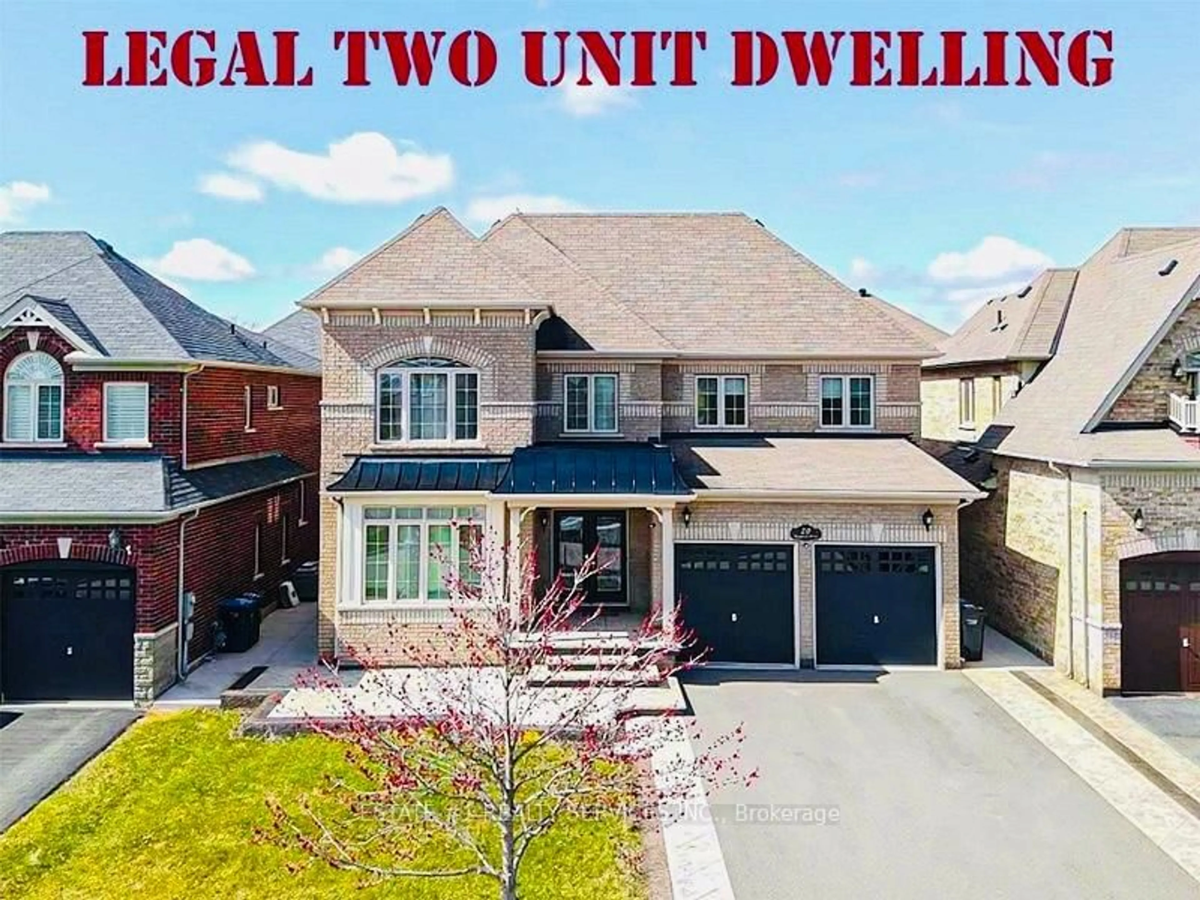 A pic from outside/outdoor area/front of a property/back of a property/a pic from drone, street for 20 Maybeck Dr, Brampton Ontario L6X 0Z1