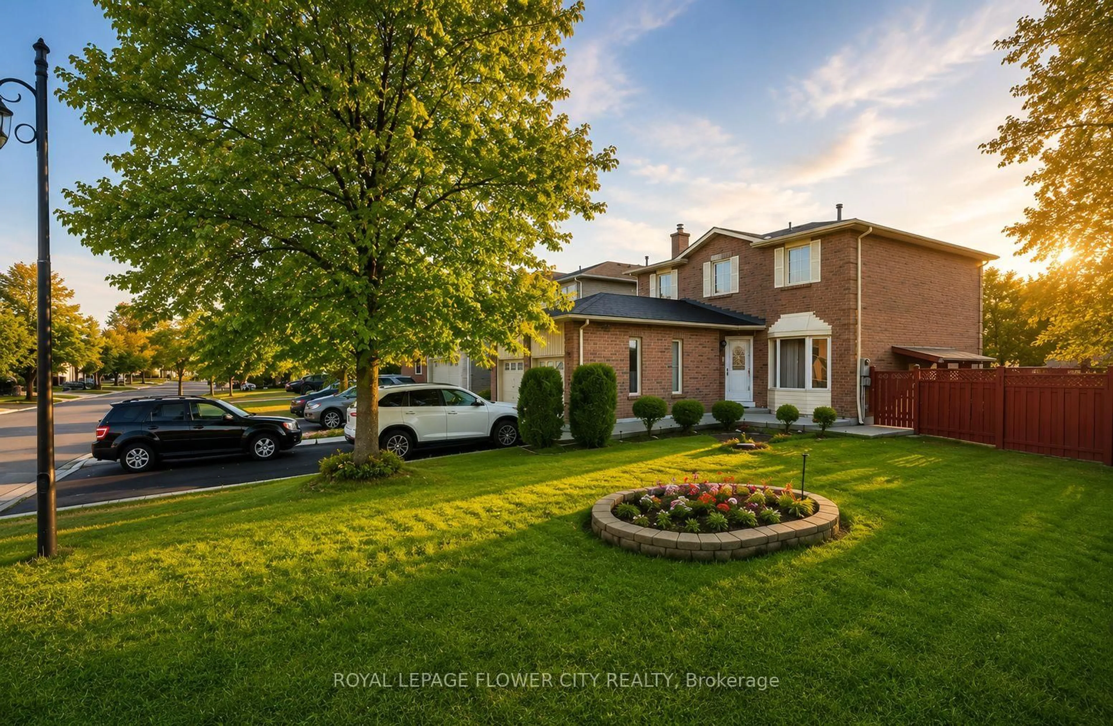 A pic from outside/outdoor area/front of a property/back of a property/a pic from drone, street for 23 Clydesdale Circ, Brampton Ontario L6Y 3R1