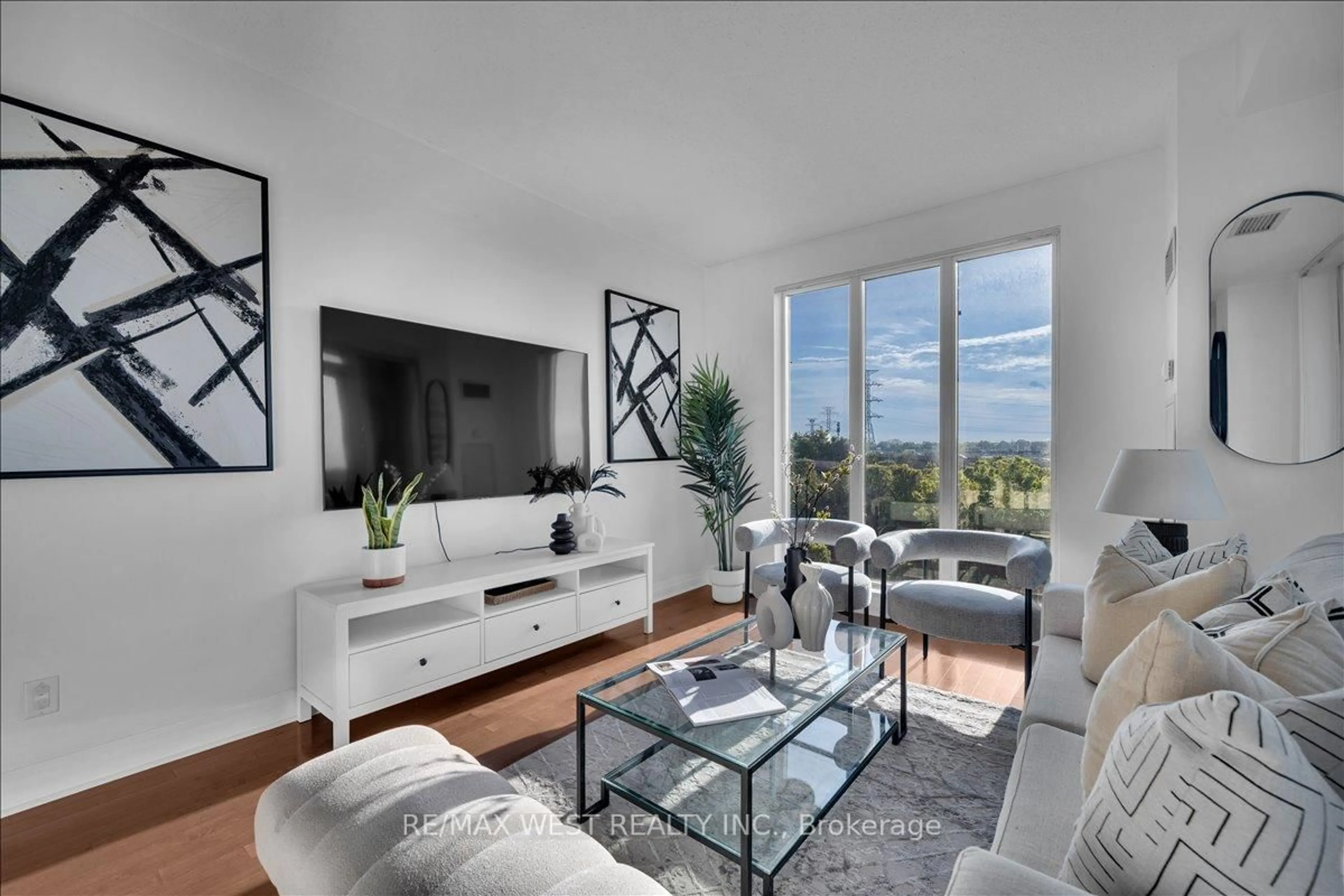 Living room with furniture, unknown for 2119 Lake Shore Blvd #604, Toronto Ontario M8V 4E8