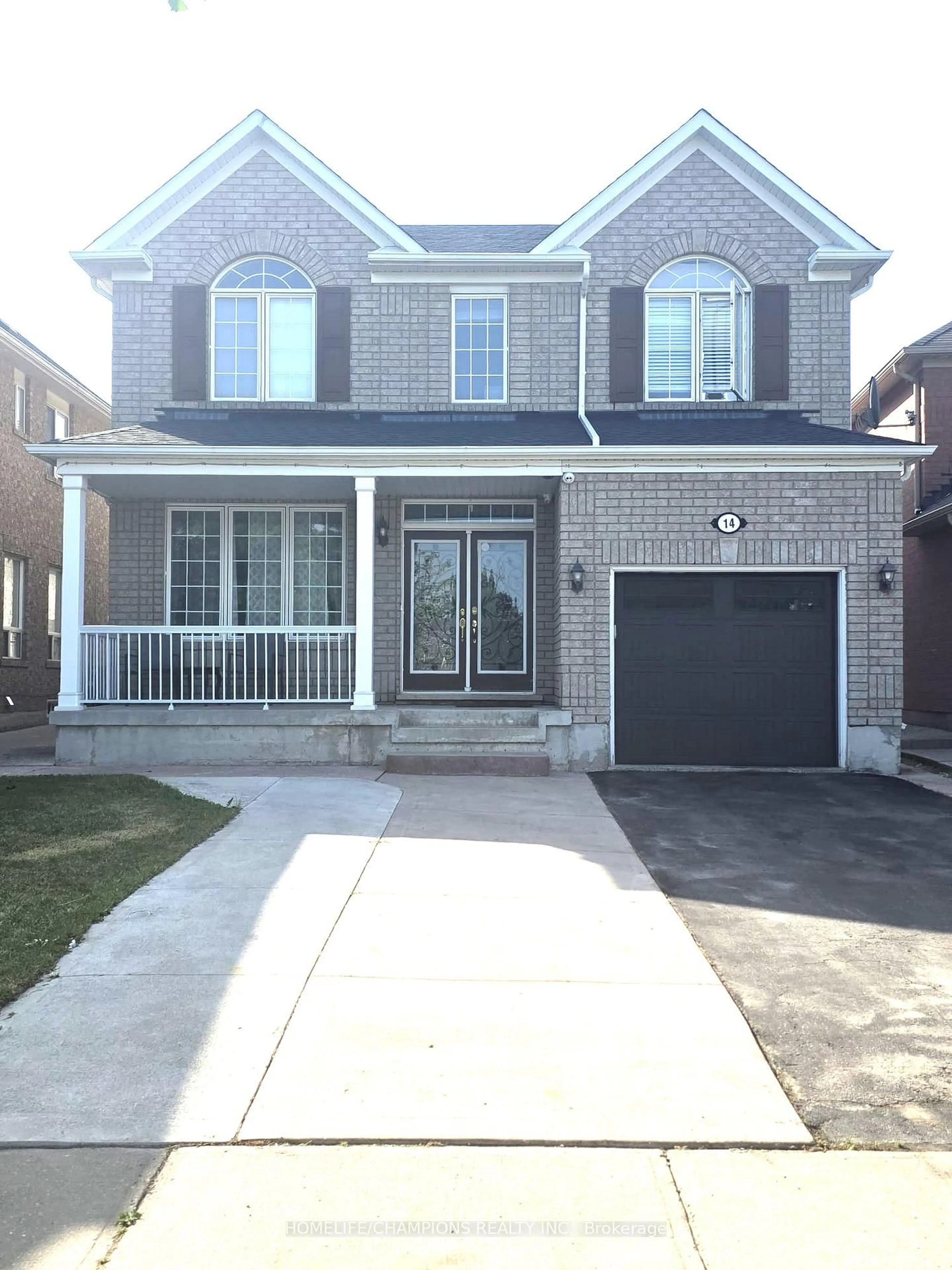 Home with brick exterior material, street for 14 Benmore Cres, Brampton Ontario L6P 2S8