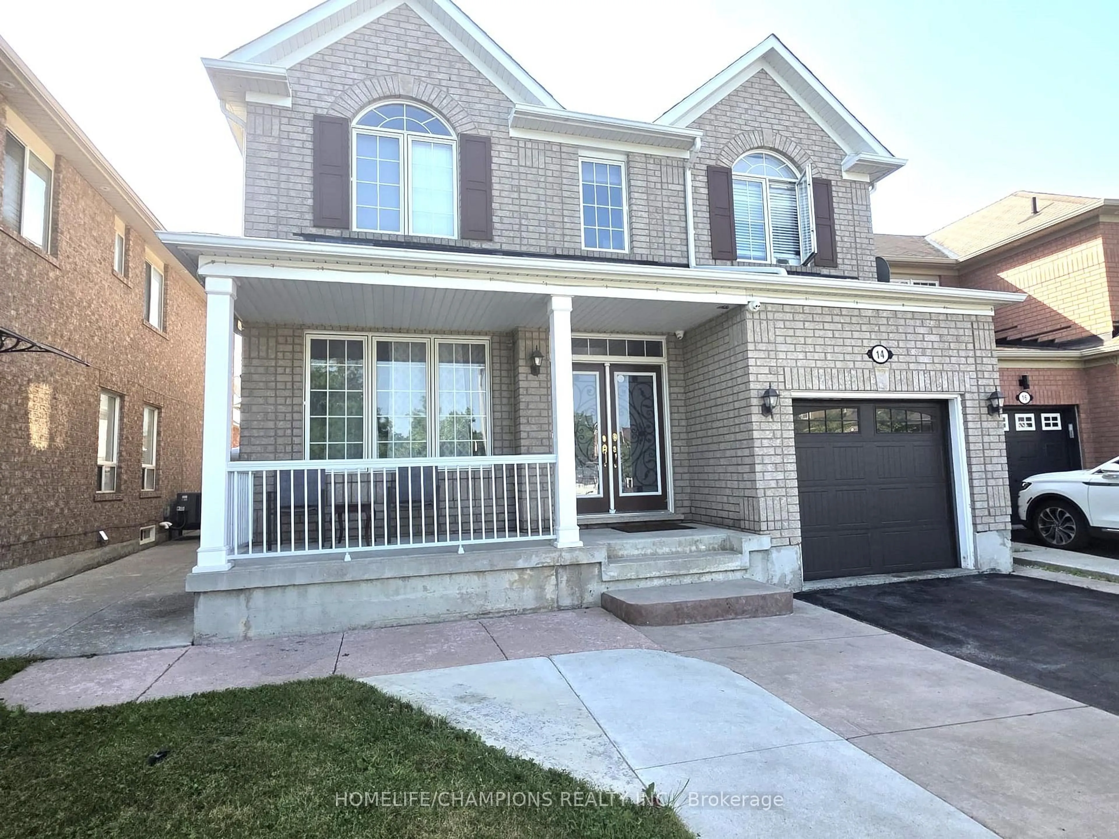 Home with brick exterior material, street for 14 Benmore Cres, Brampton Ontario L6P 2S8