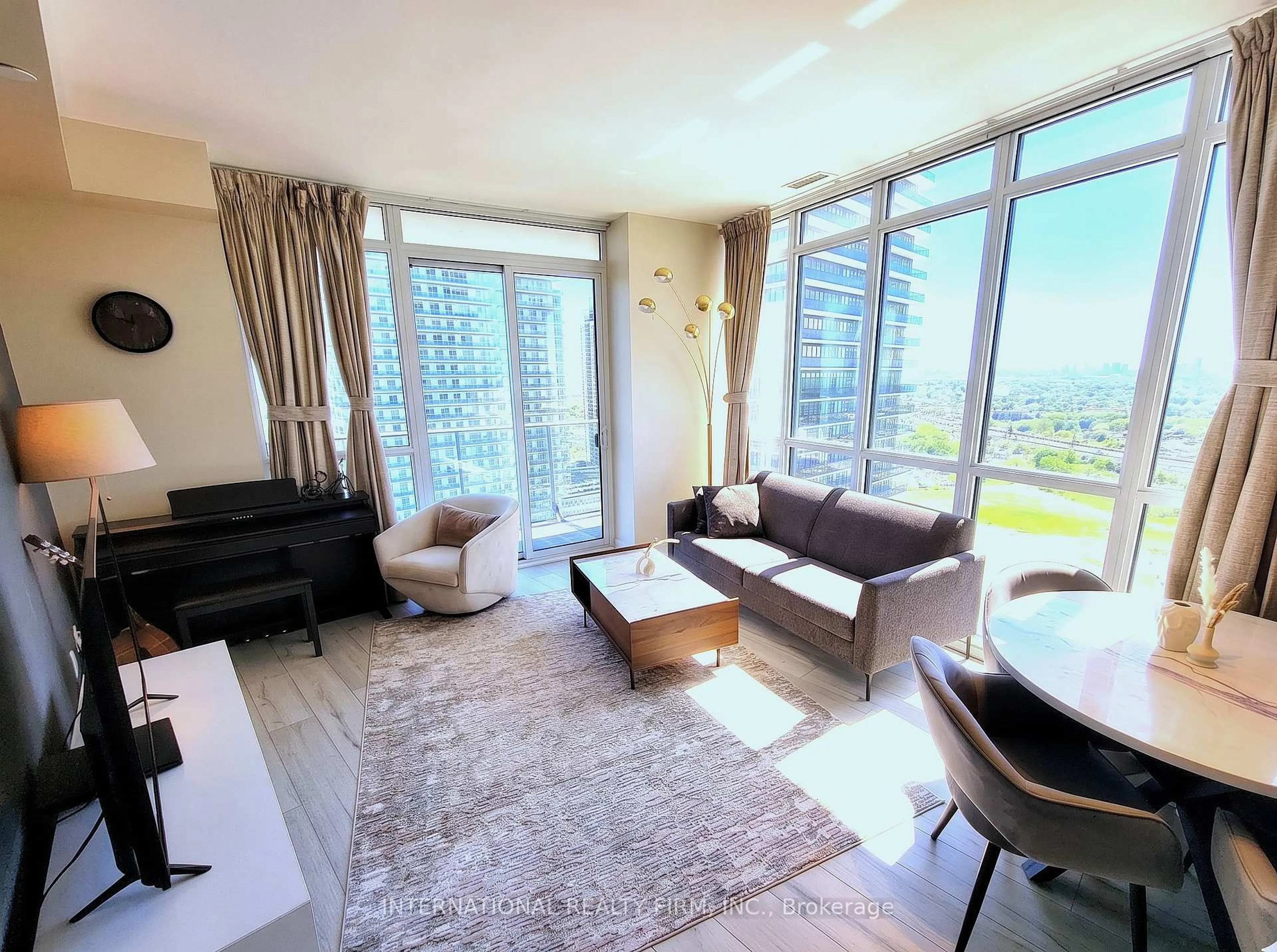 Living room with furniture, unknown for 59 Annie Craig Dr #3107, Toronto Ontario M8V 0C4